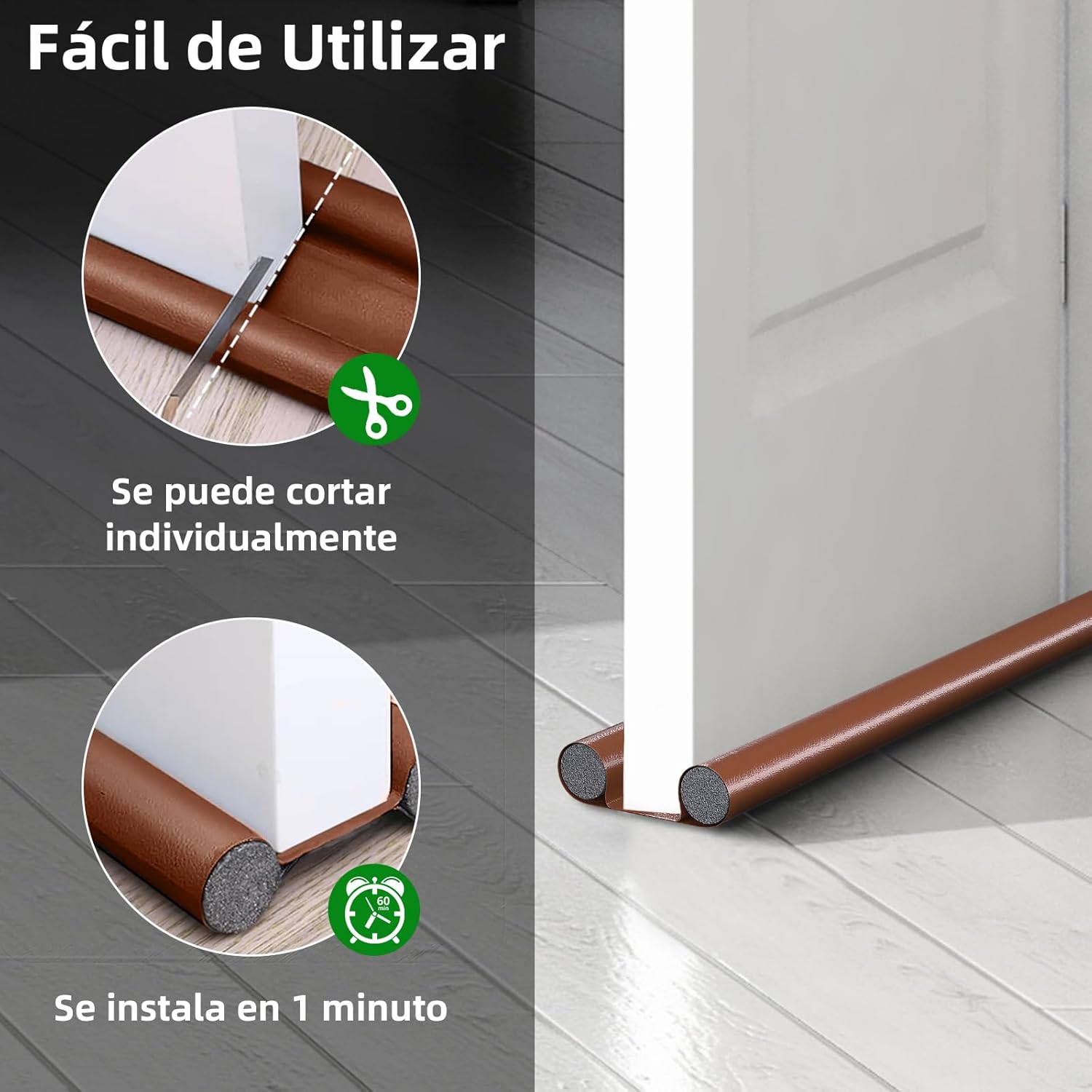 Dust Cover for Doors 37 Inches Double Edge Protector