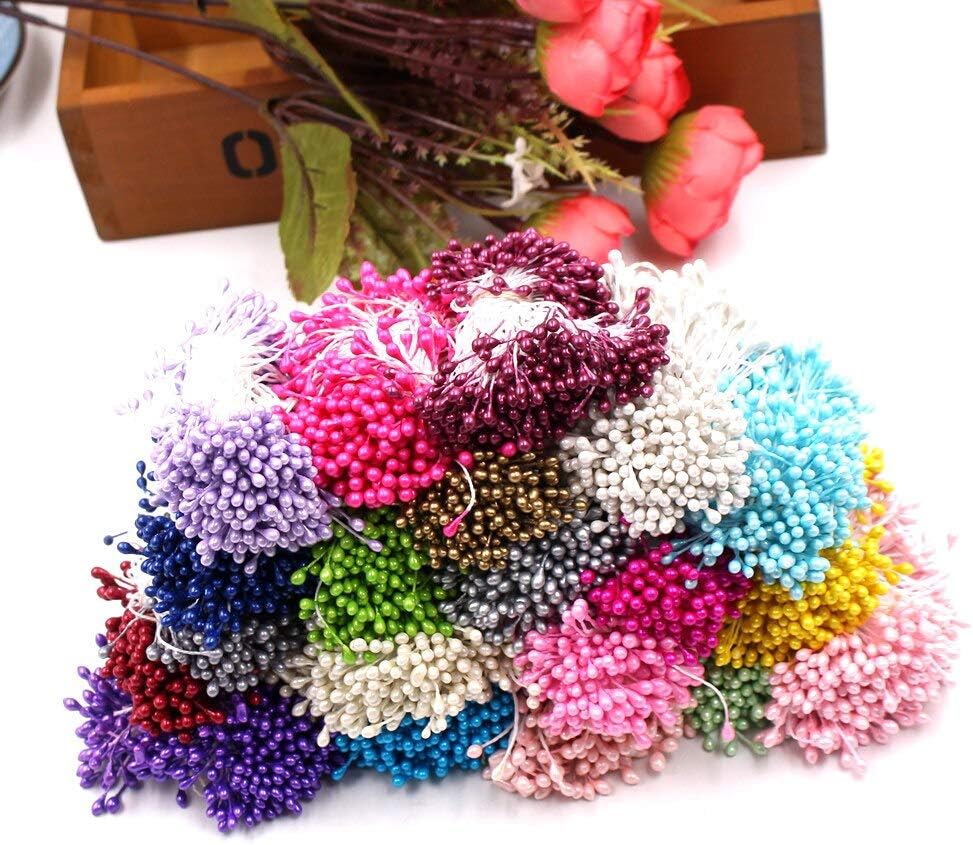 Silver Stamen Artificial Flower for Wedding Decor