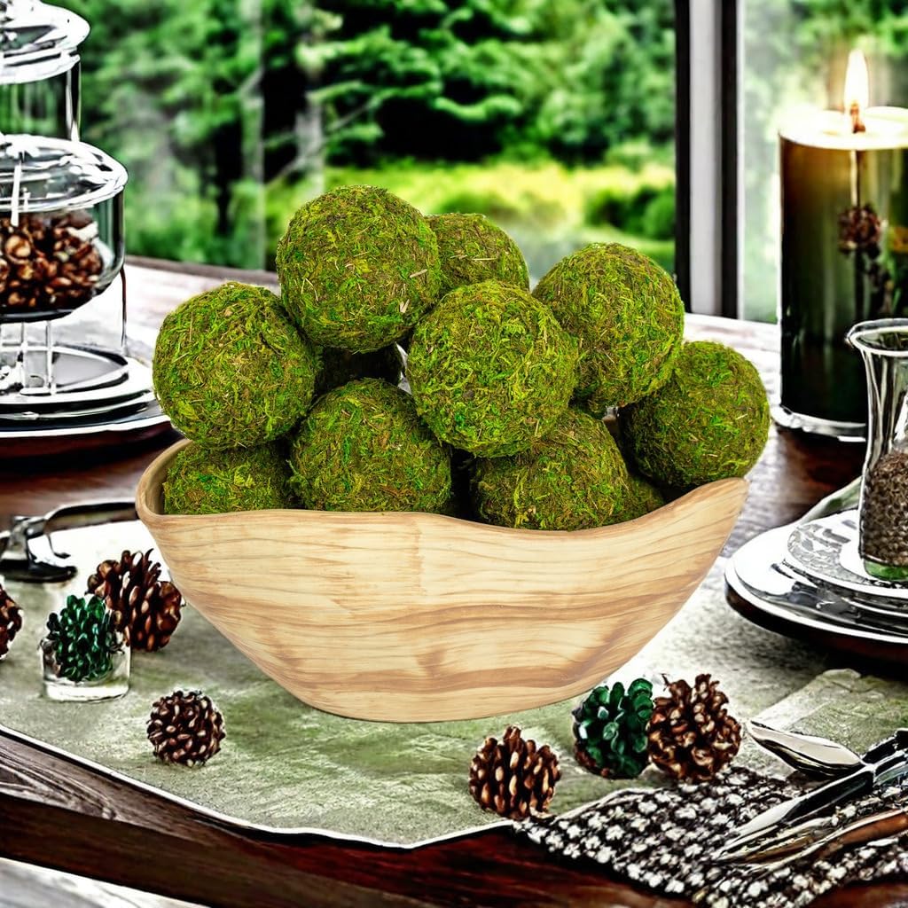 6PCS Artificial Moss Balls for Home Decor and Events