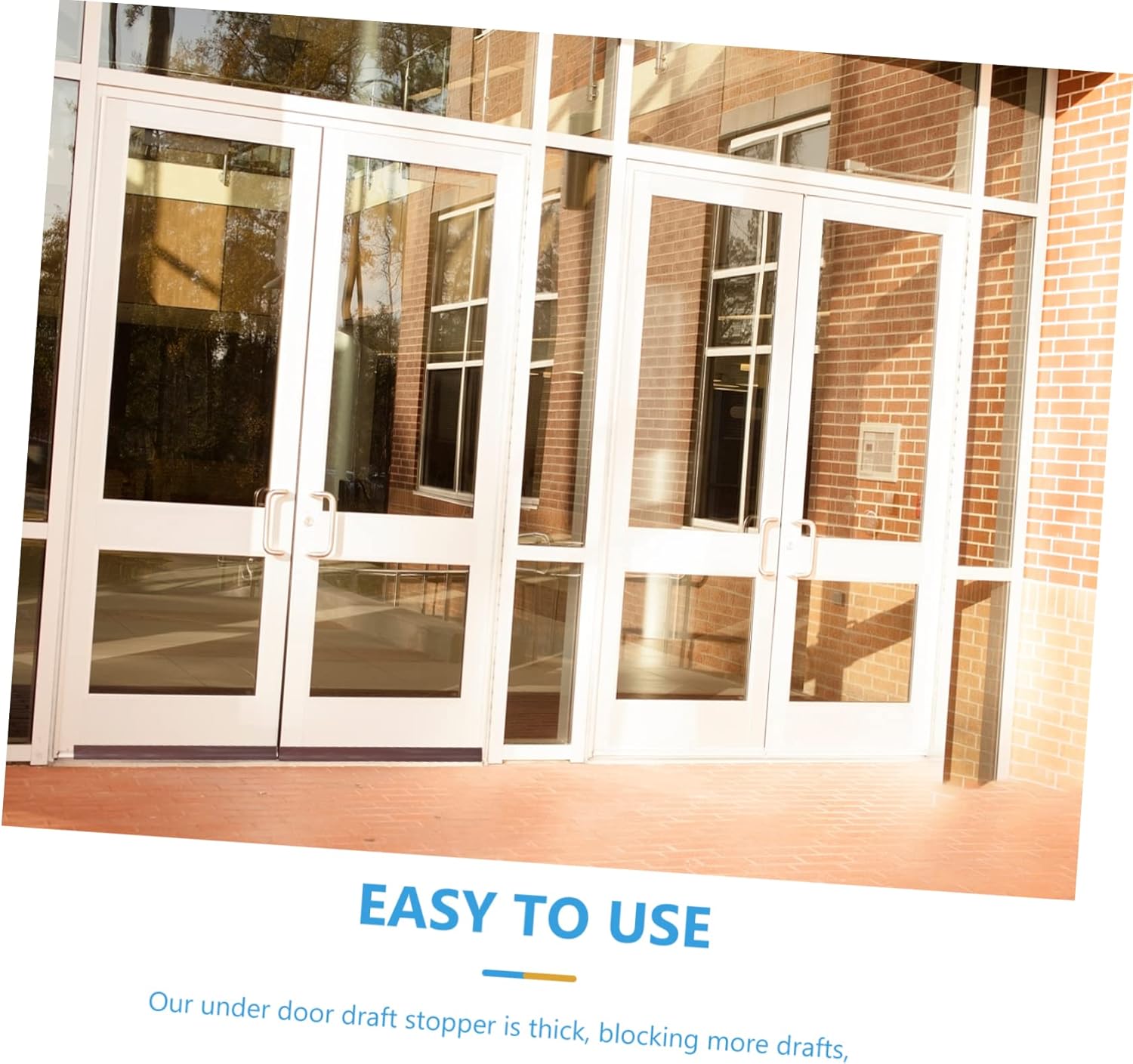 HOOTNEE Door Draft Stopper Flexible Windproof Seal for Home Use