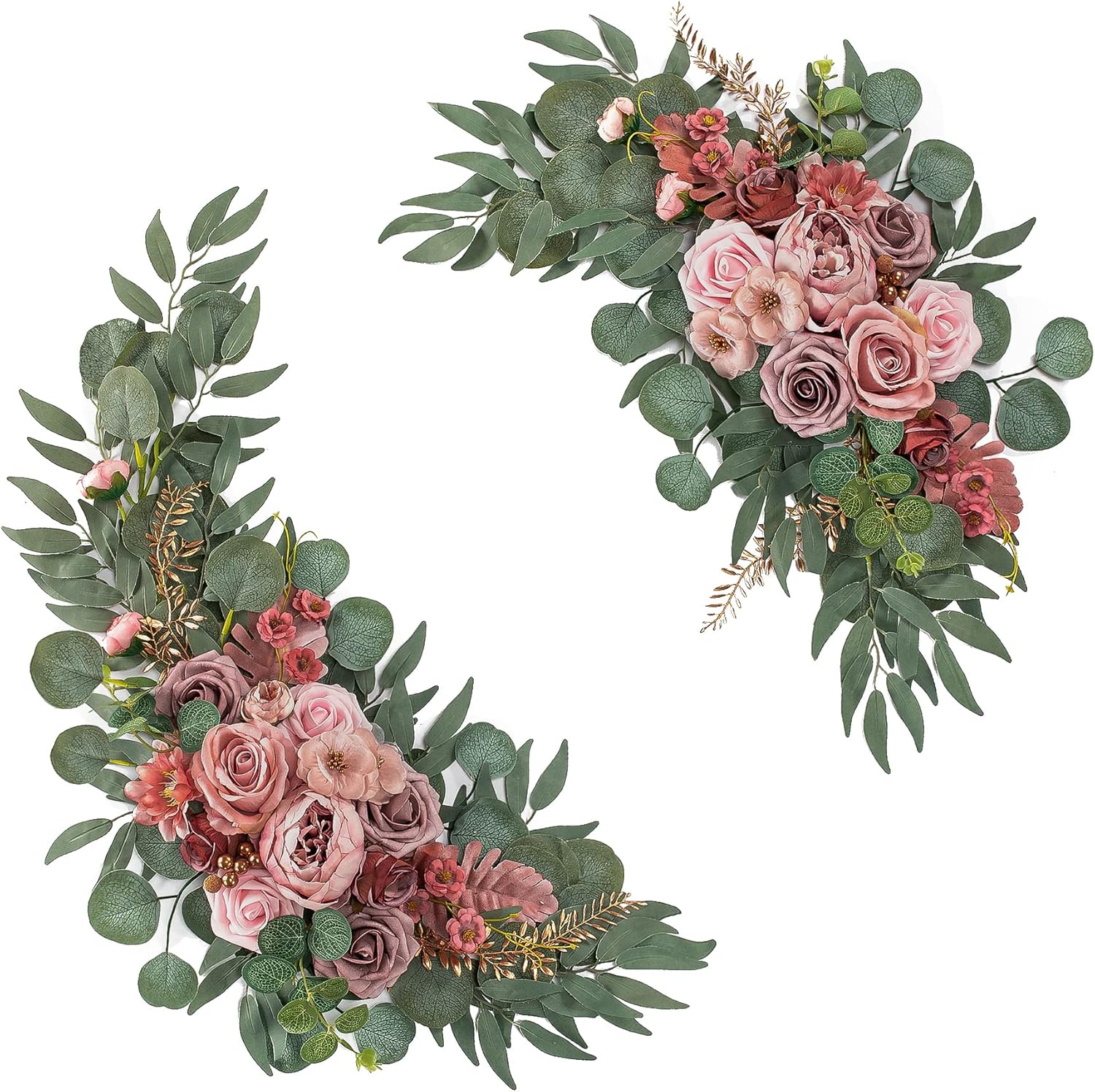 Lisuun Wedding Arch Flowers Pack of 2