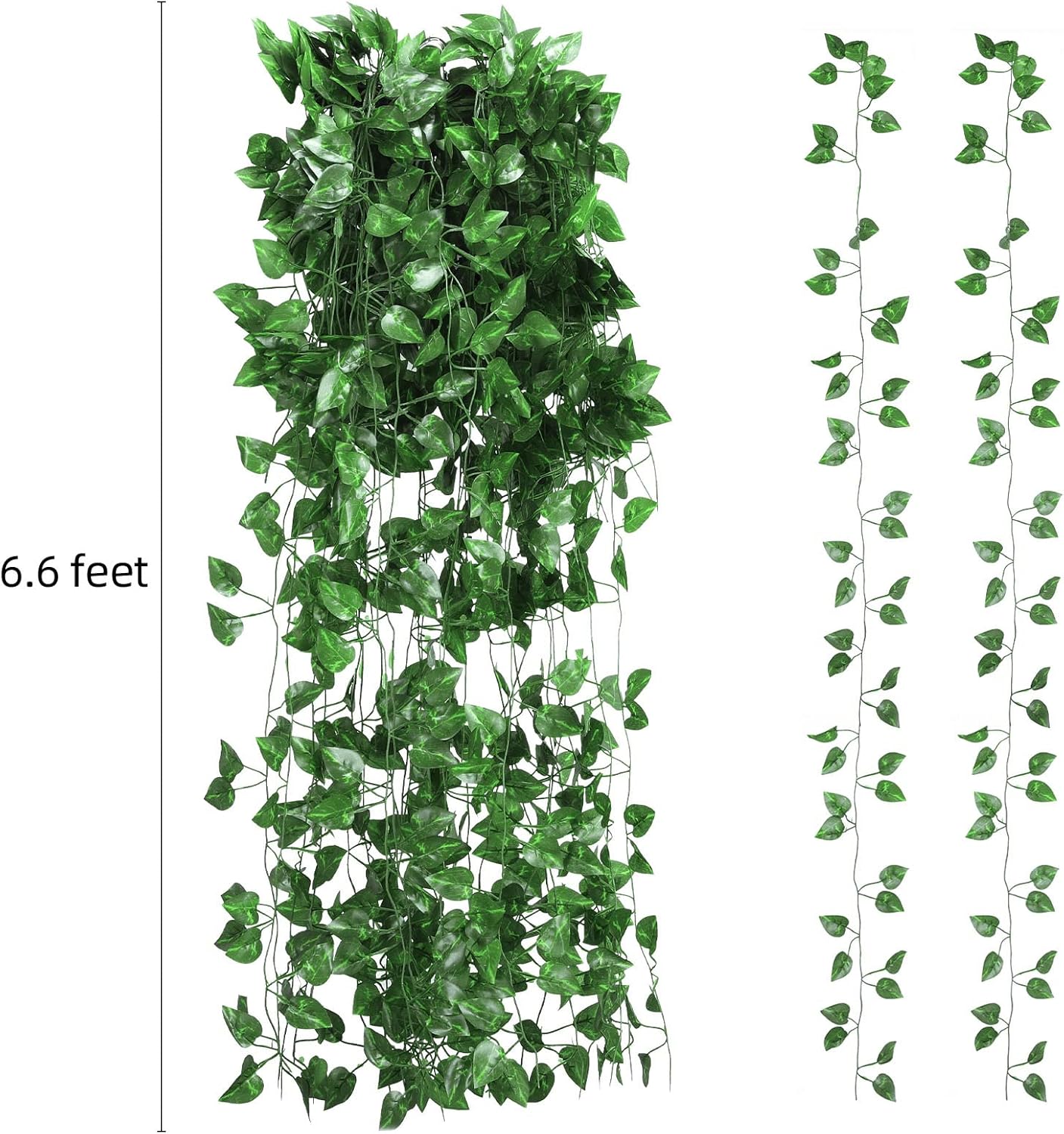 Tbestmax Artificial Ivy Leaves 48 Pack 315 Feet Greenery Garland