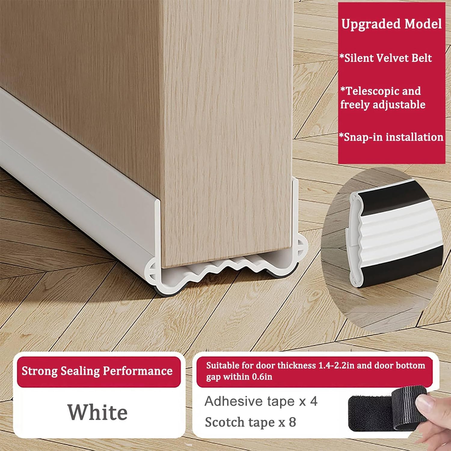 Lifeuping Under Door Draft Stopper 39 Length