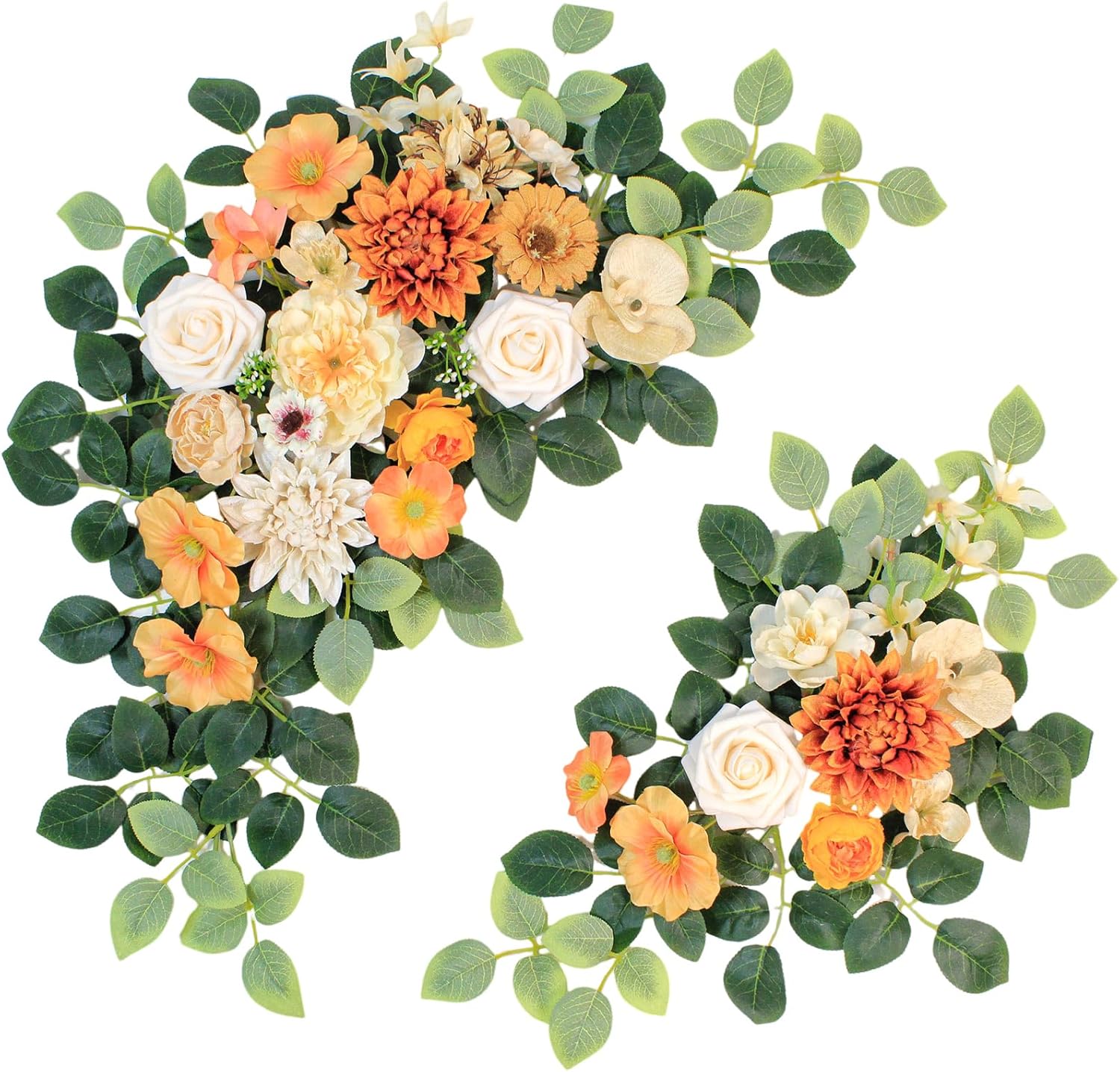 Odouzy Pack of 2 Artificial Wedding Arch Flowers