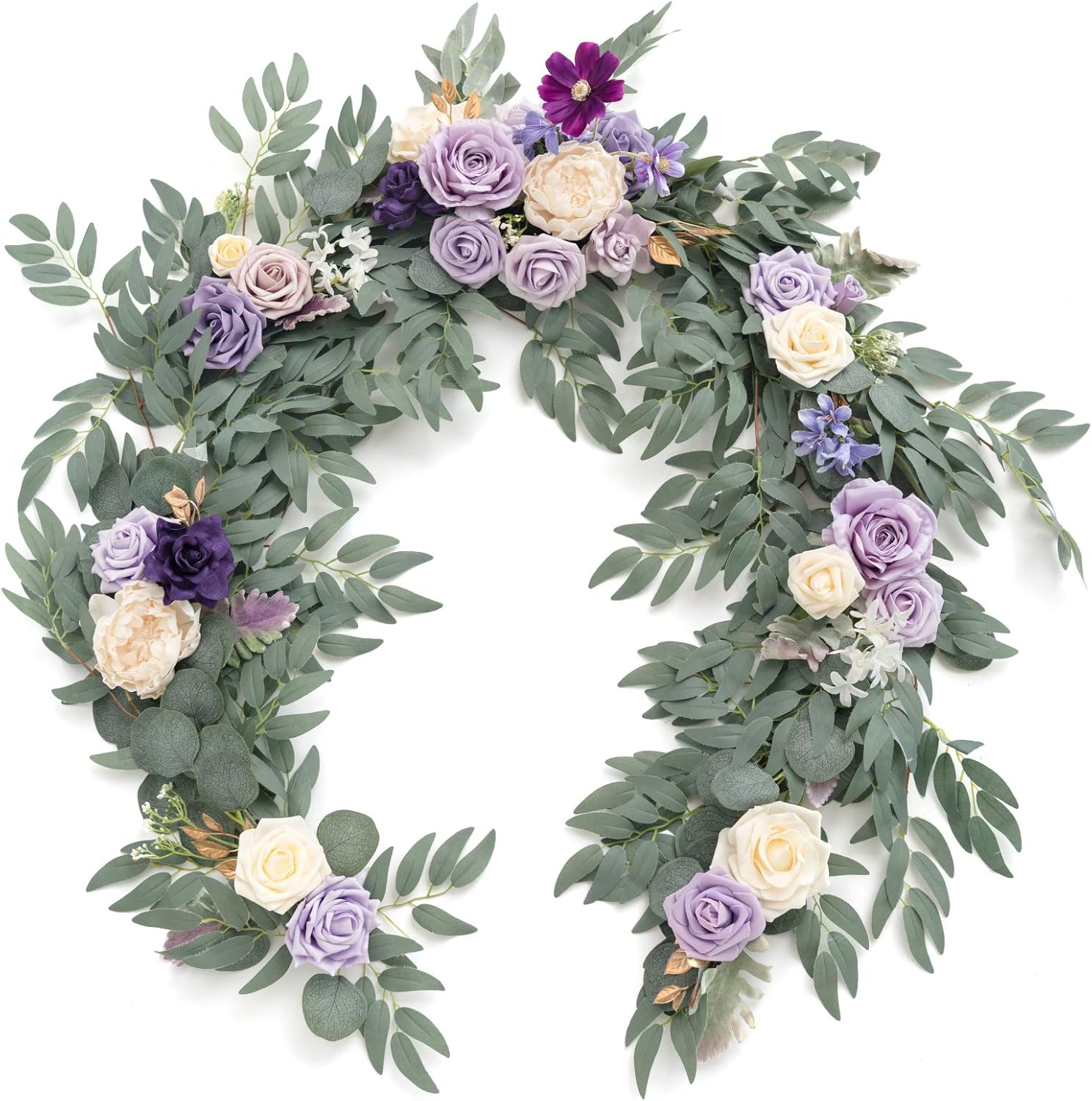 Lings Moment 6FT Eucalyptus Rose Garland