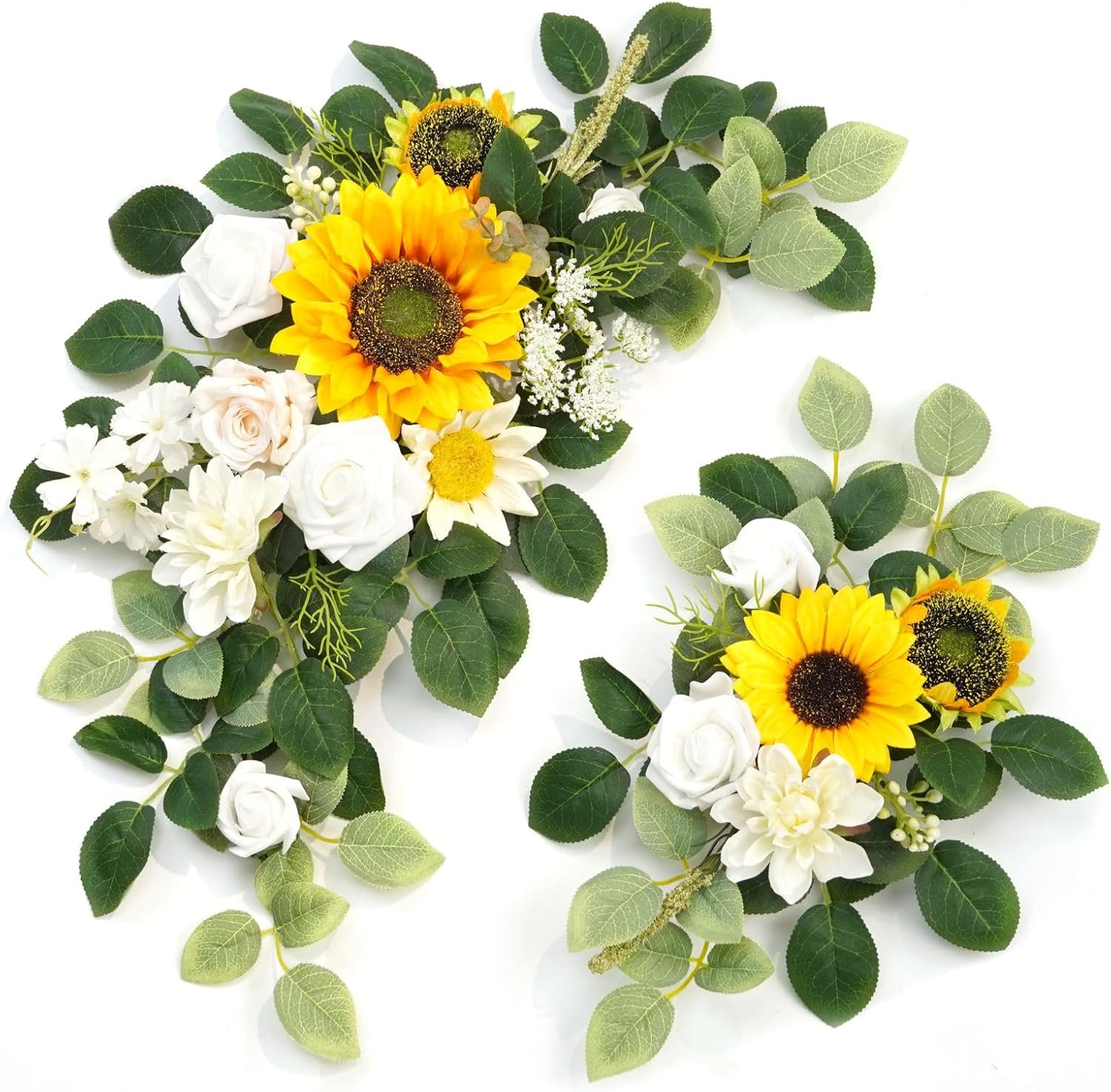 Piklado Wedding Decor Welcome Sign Flower Backdrop Garland