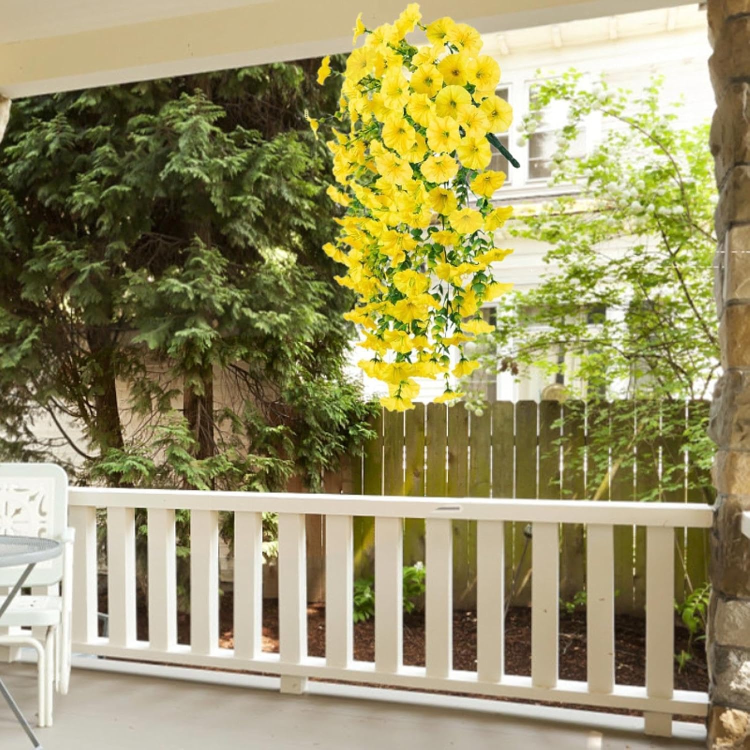 Tachiuwa Artificial Spring Teardrop Swag Wedding Decor Yellow