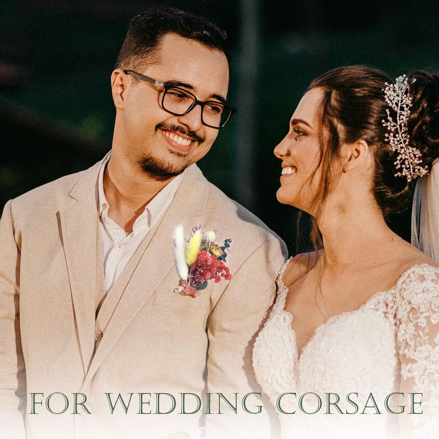 Mini Dried Flowers Bouquet for Vase and Wedding Corsage