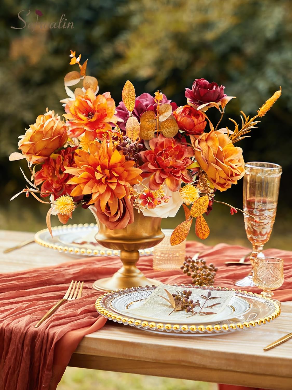 Serwalin Artificial Flowers for Wedding and Home Decor