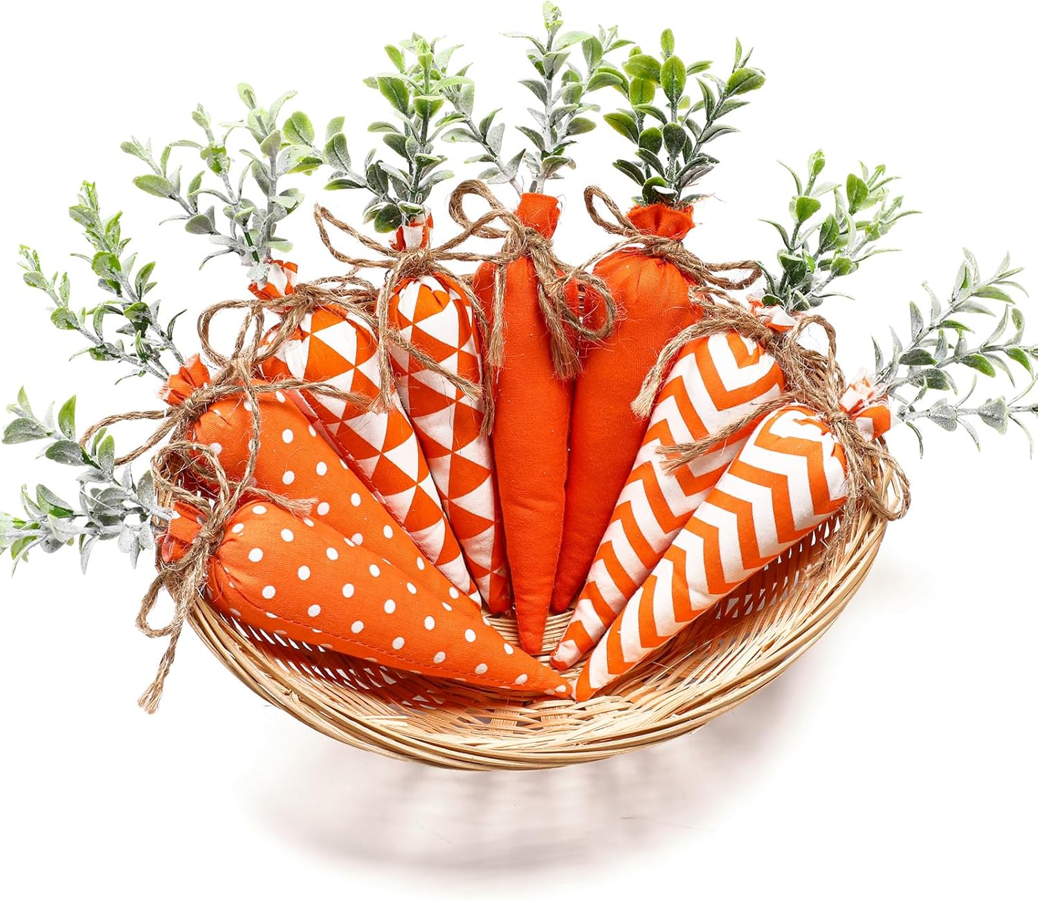 Skylety 8 Pcs Bright Easter Carrot Decorations