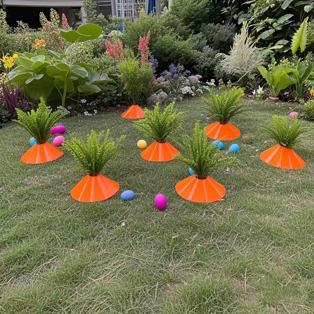 11 Set Fake Carrots DIY Decor Yard Stake