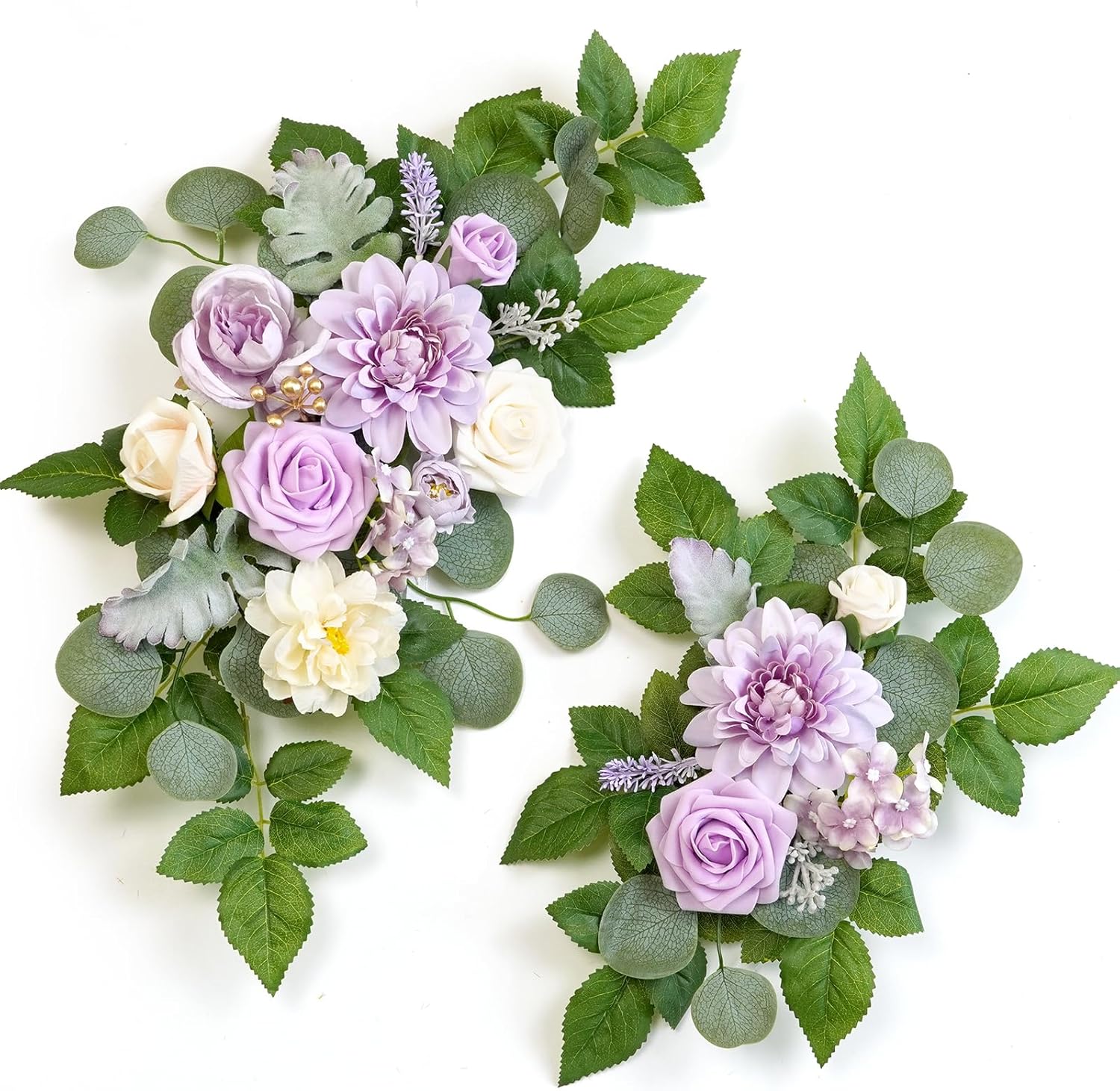 WEIERYUE Pack of 2 Artificial Flowers Decorations