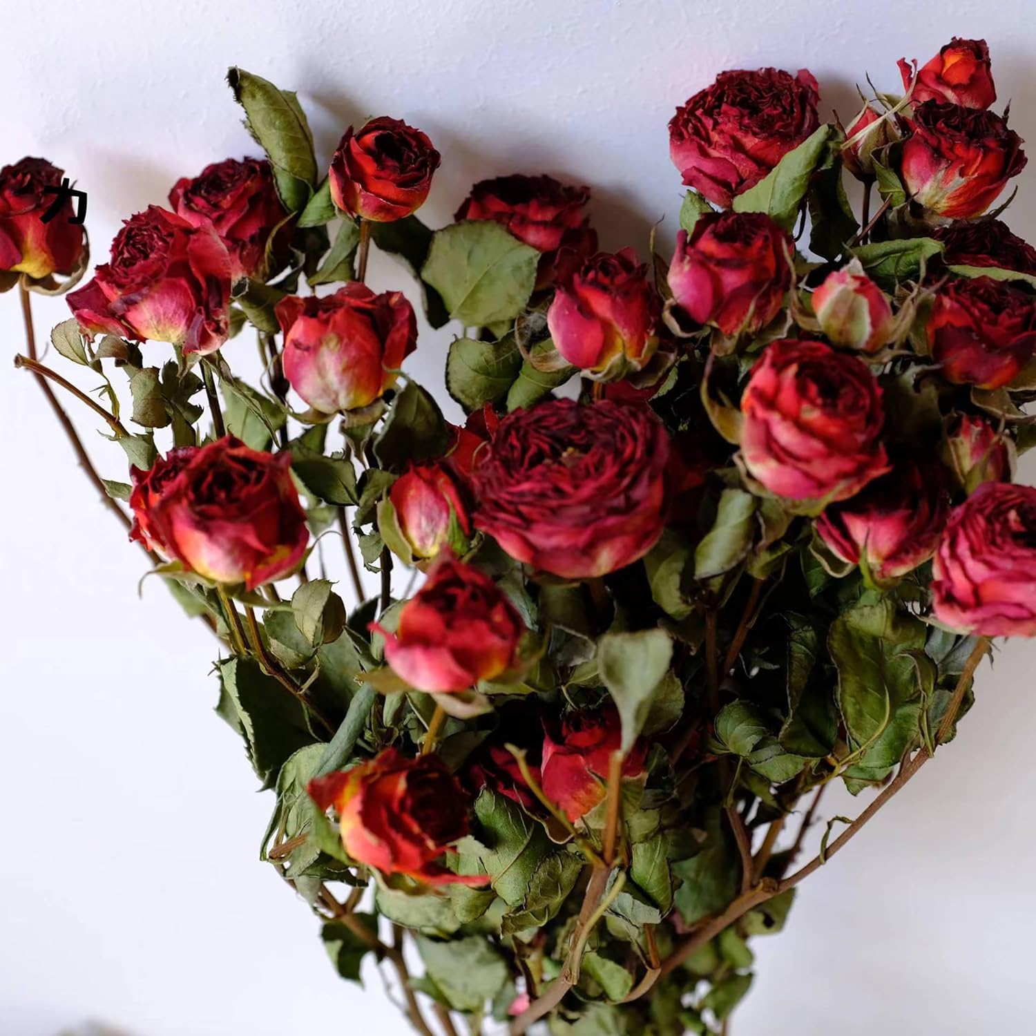 Natural Dried Flower Bouquet Mini Roses Wedding Decor