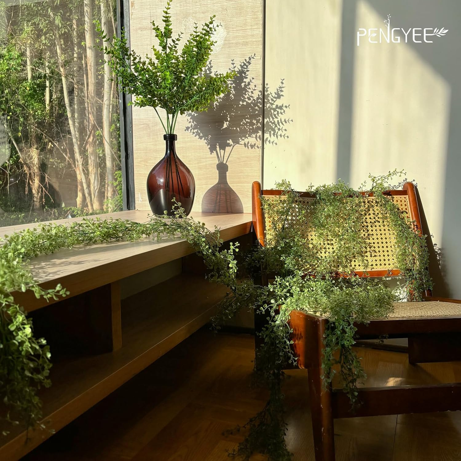 6 Pack 557ft Artificial Greenery Garland for Home Decor