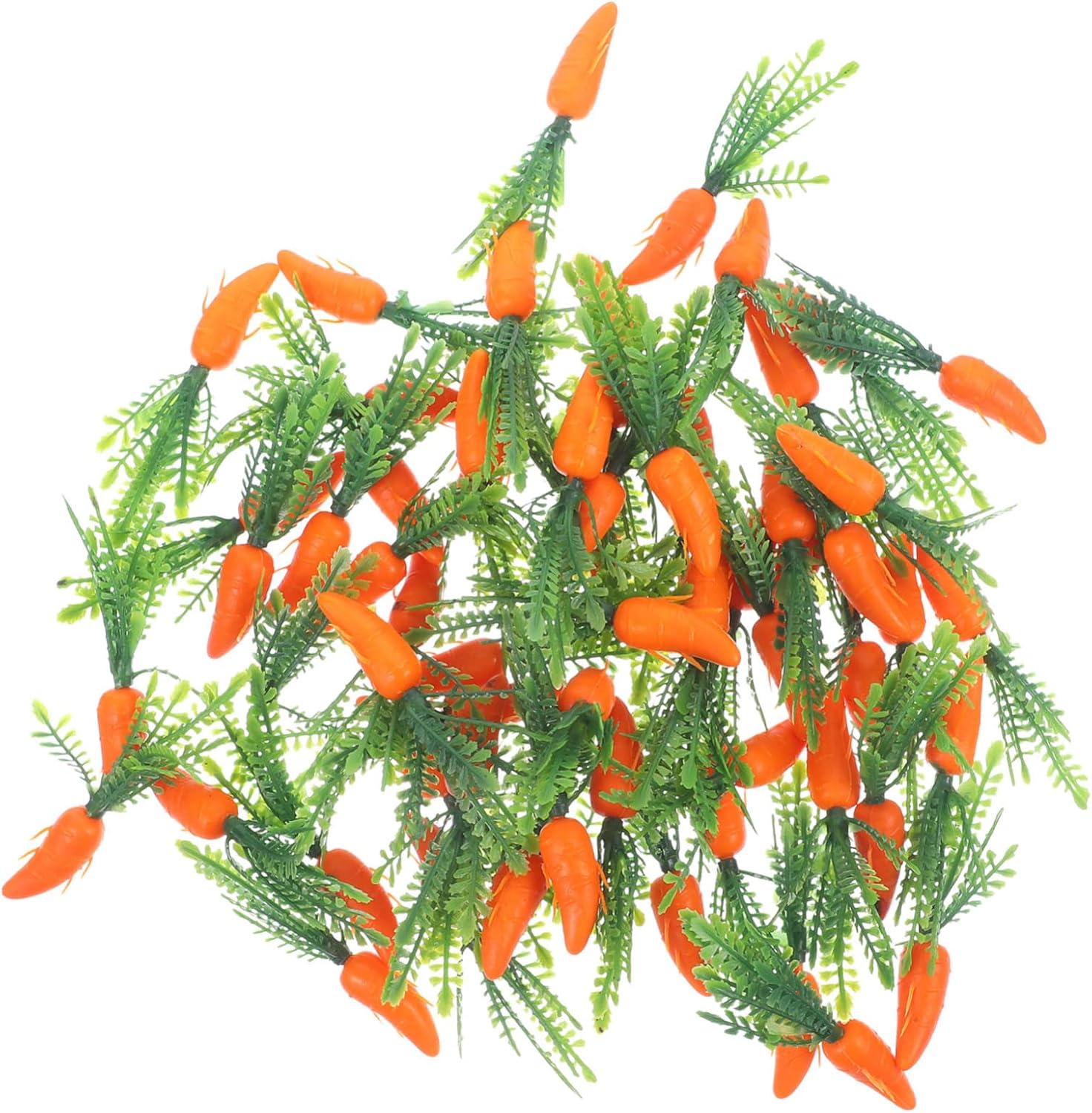 Ciieeo 60pcs Lifelike Carrot Garland for Kitchen Decor