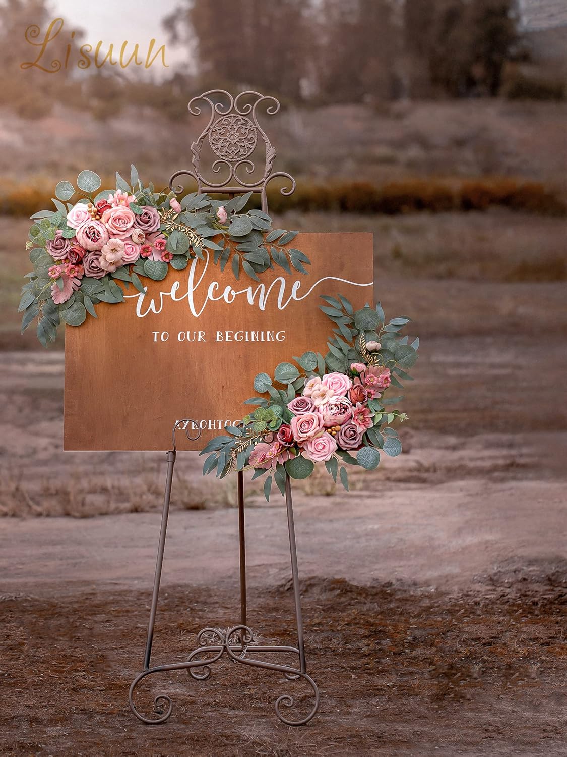 Lisuun Wedding Arch Flowers Pack of 2