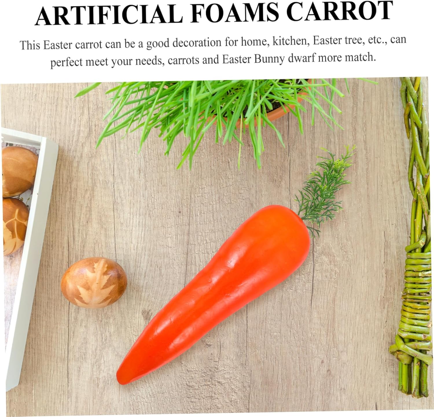 Ciieeo 3pcs Artificial Carrot Decorations