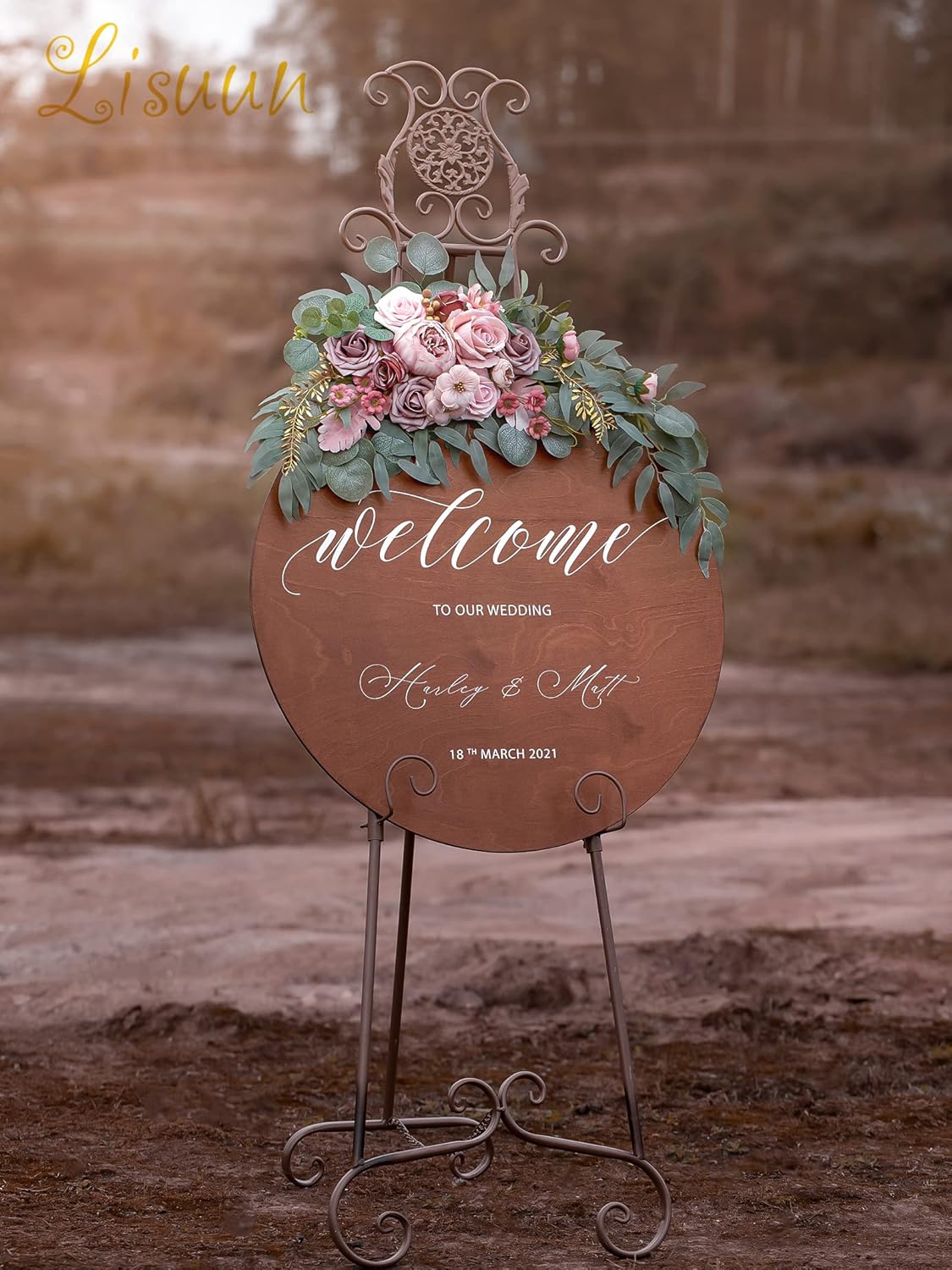 Lisuun Wedding Arch Flowers Pack of 2