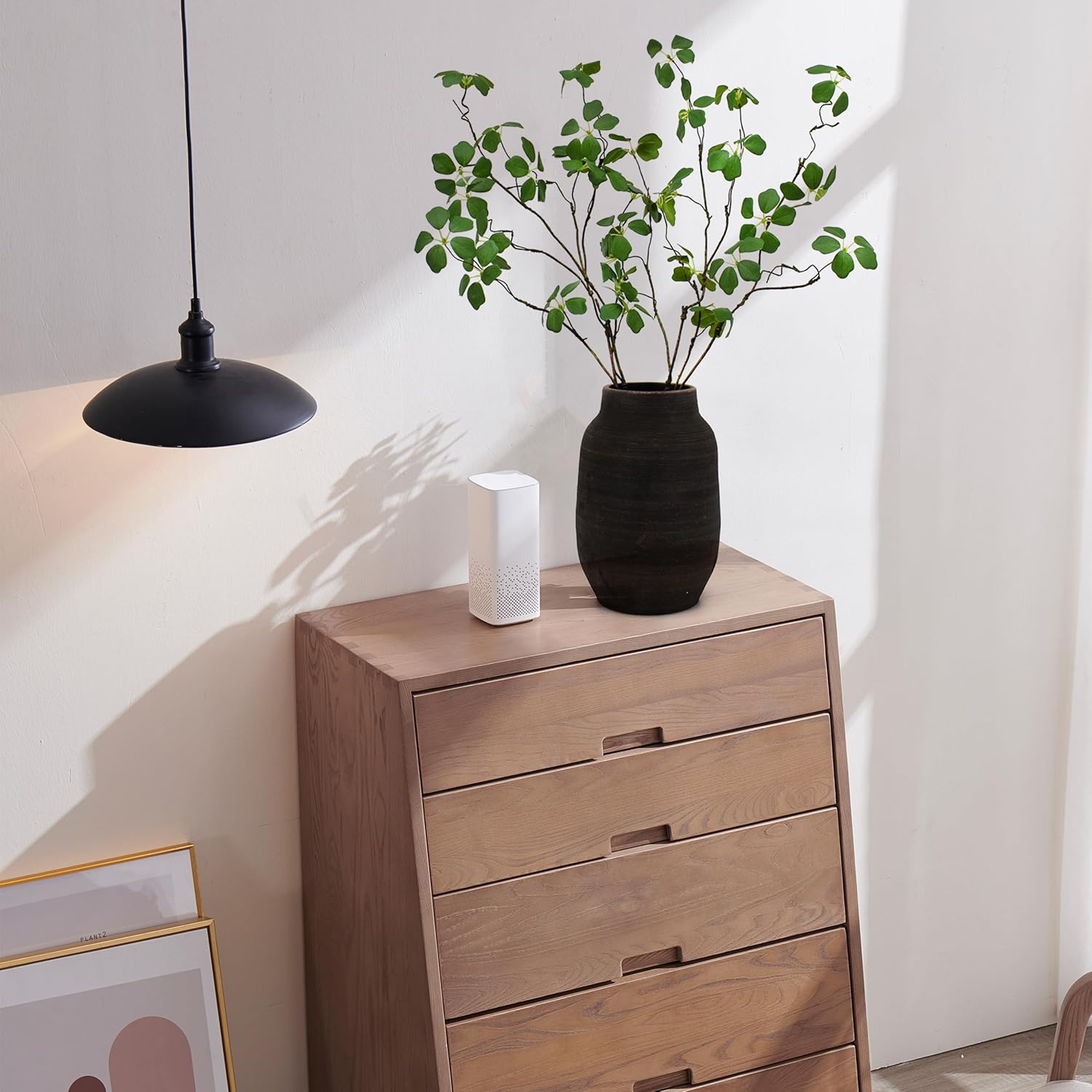 2PCS Artificial Branches with Leaf for Desk Decor