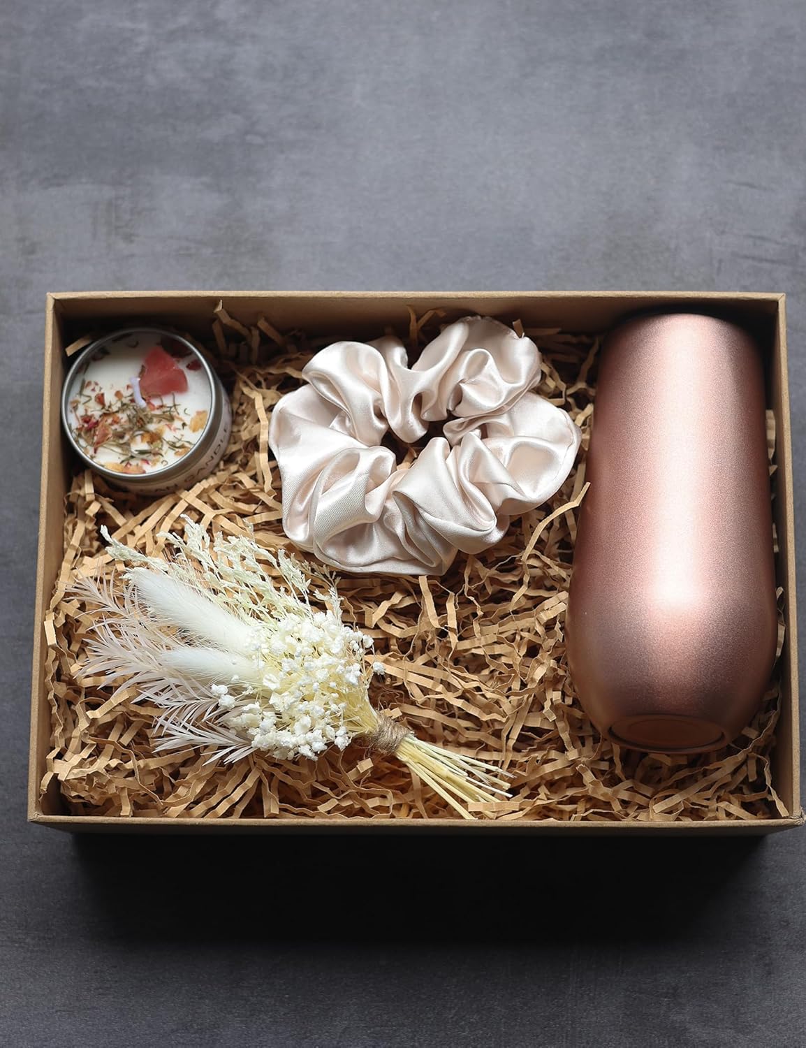 Mini Dried Flower Bouquet Pack of 6 White