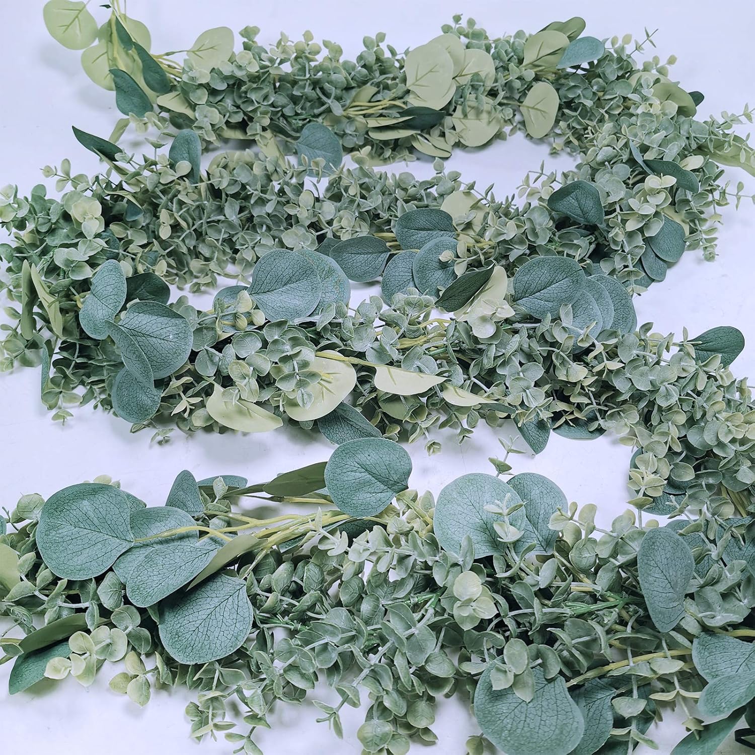 83 Foot Faux Eucalyptus Garland for Weddings and Decorations