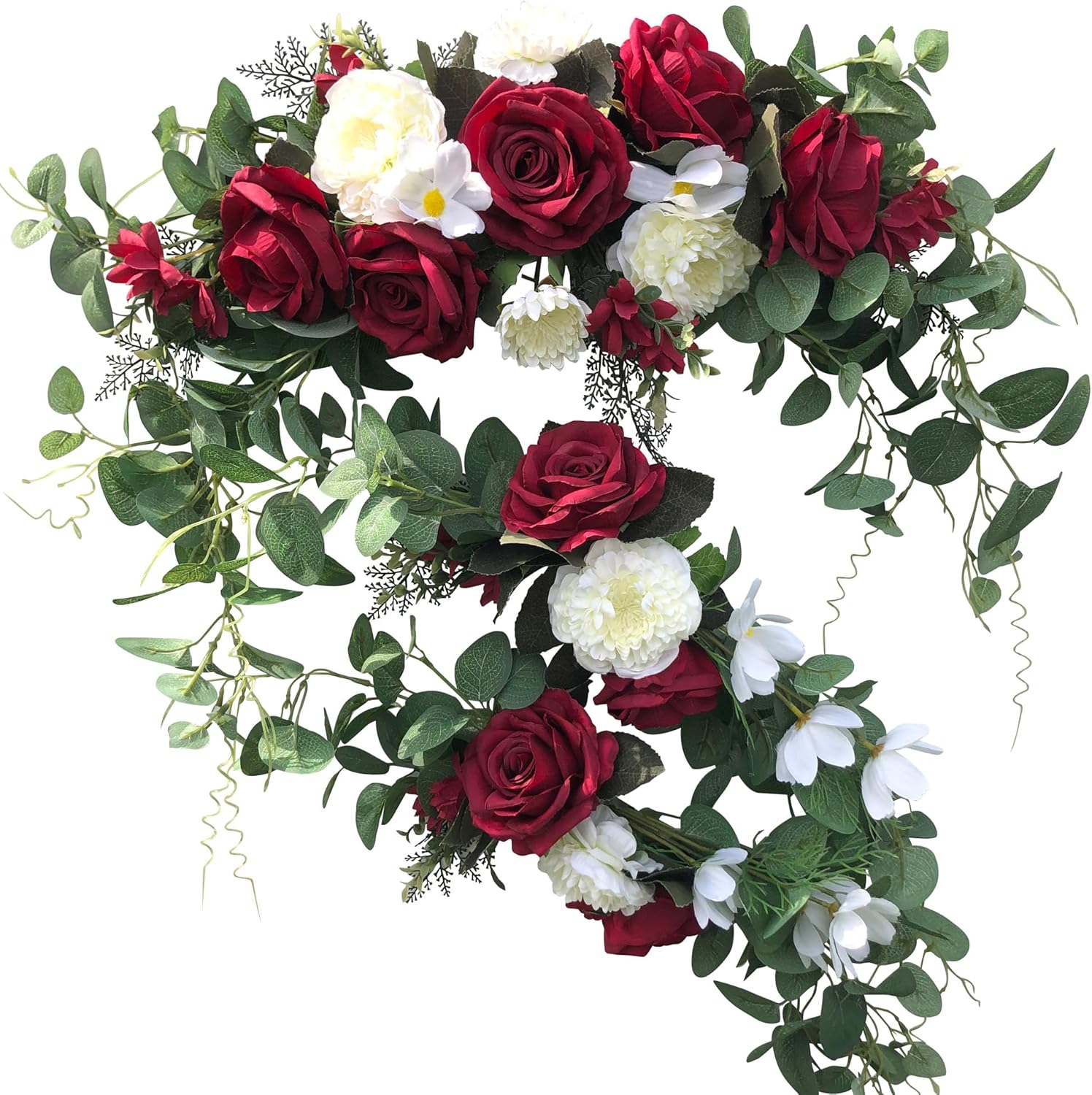 3PCS Artificial Wedding Arch Flowers Set