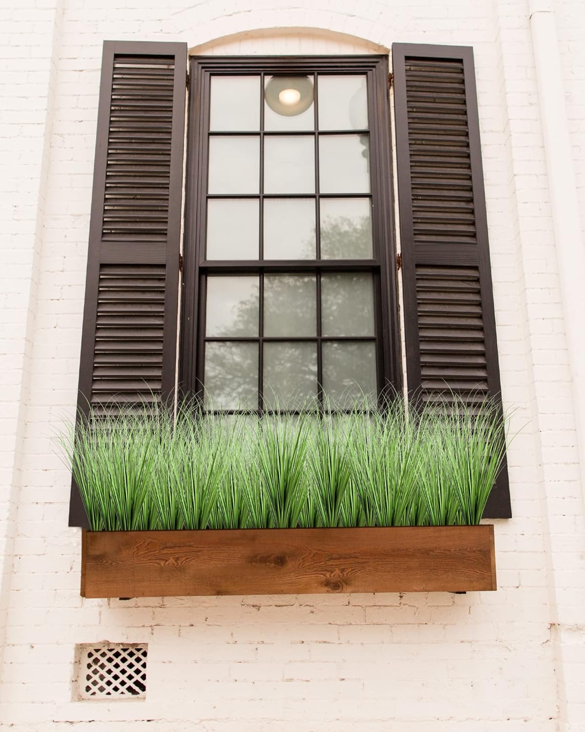 Vlorart 33 Inch Artificial Plants 6 Pack Wheat Grass Greenery