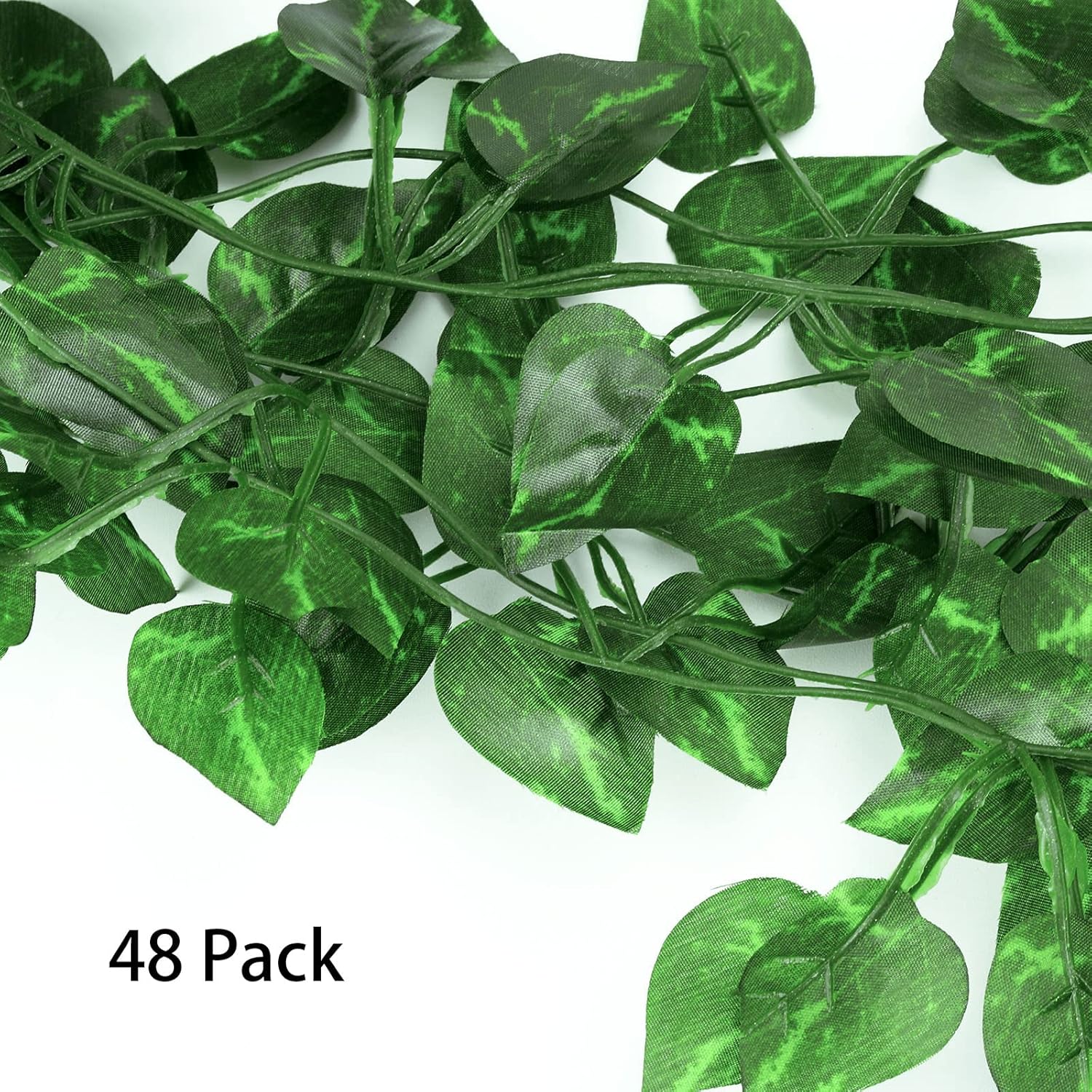 Tbestmax Artificial Ivy Leaves 48 Pack 315 Feet Greenery Garland