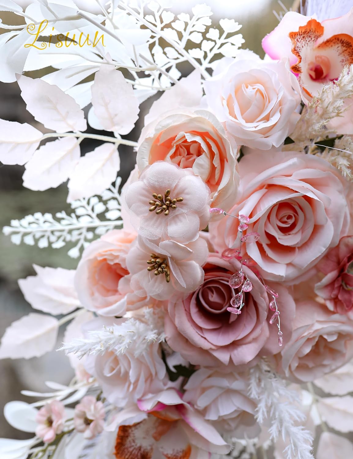 Lisuun Wedding Arch Flowers Pack of 2 1