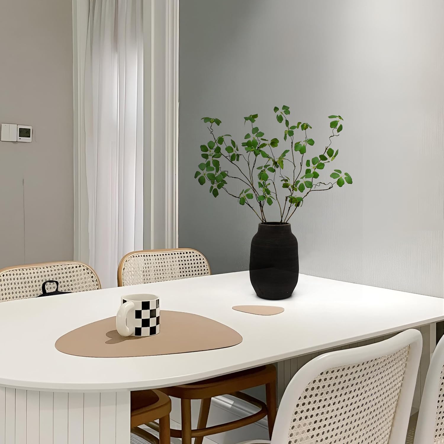 2PCS Artificial Branches with Leaf for Desk Decor