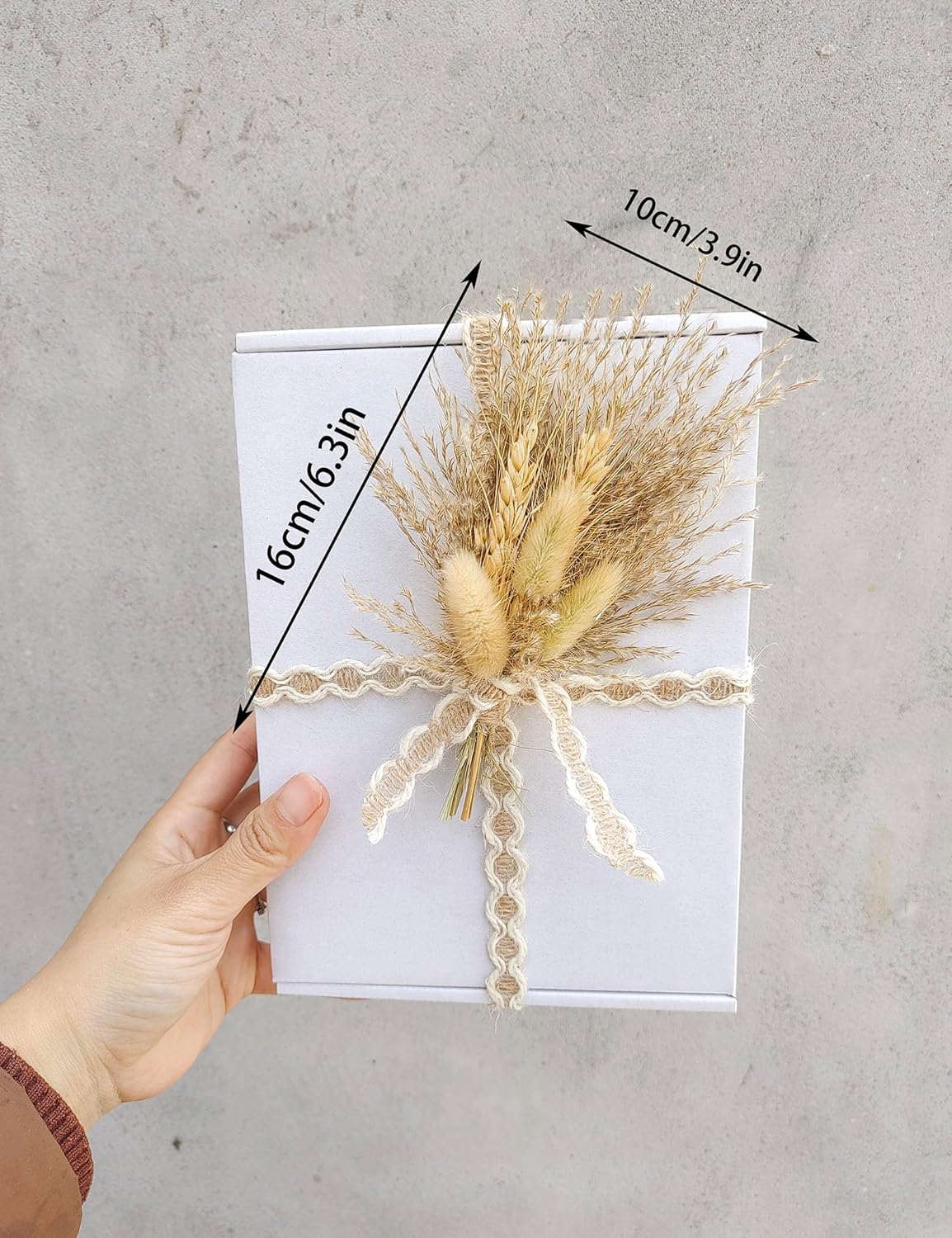 Mini Dried Flower Bouquet Pack of 6 Brown Pampas
