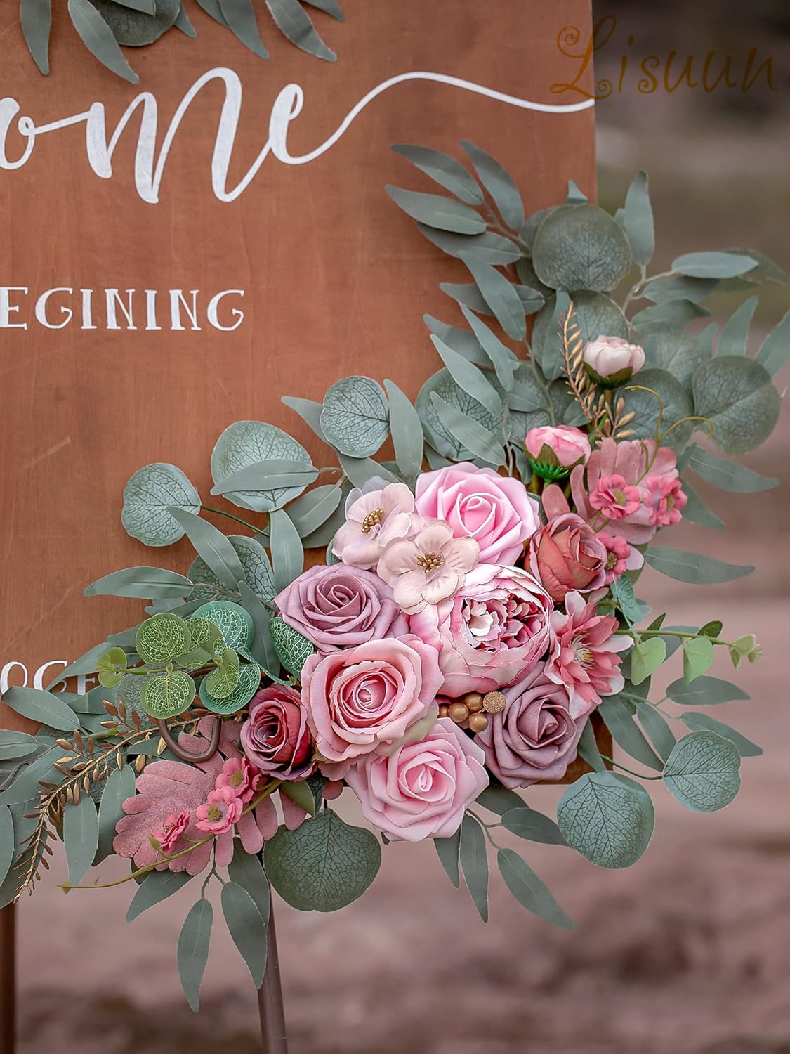 Lisuun Wedding Arch Flowers Pack of 2