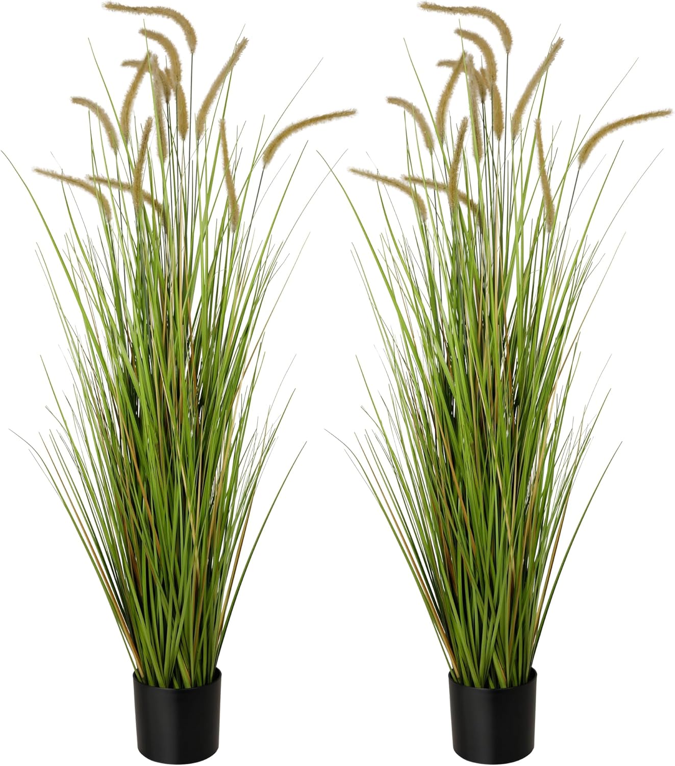 KOL 5ft Artificial Horsetail Reed Grass 2 Pack