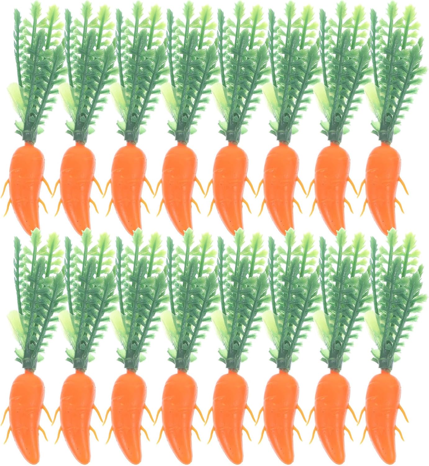 GLEAVI 180pcs Artificial Carrots for Decorations