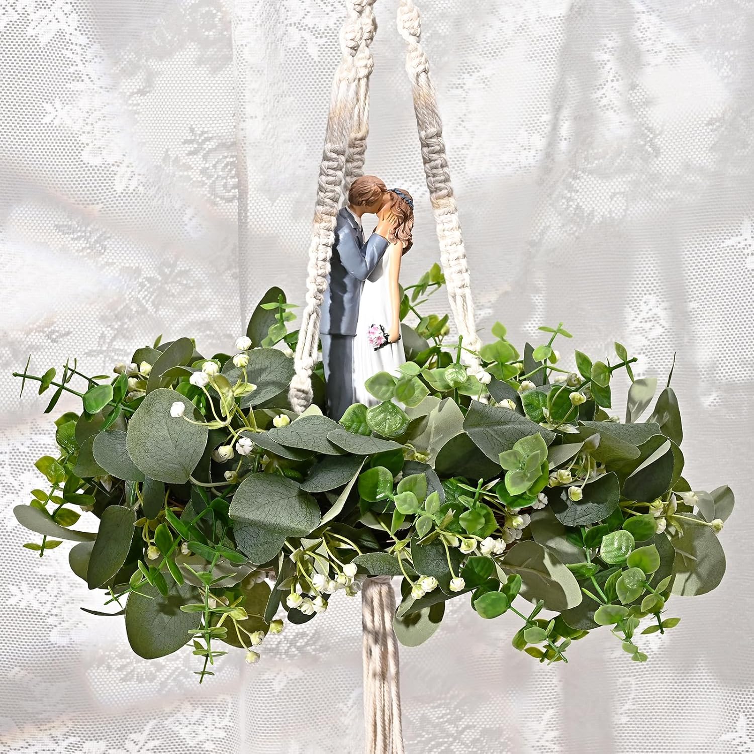 Dolicer 4 Pack 6FT Artificial Eucalyptus Garland