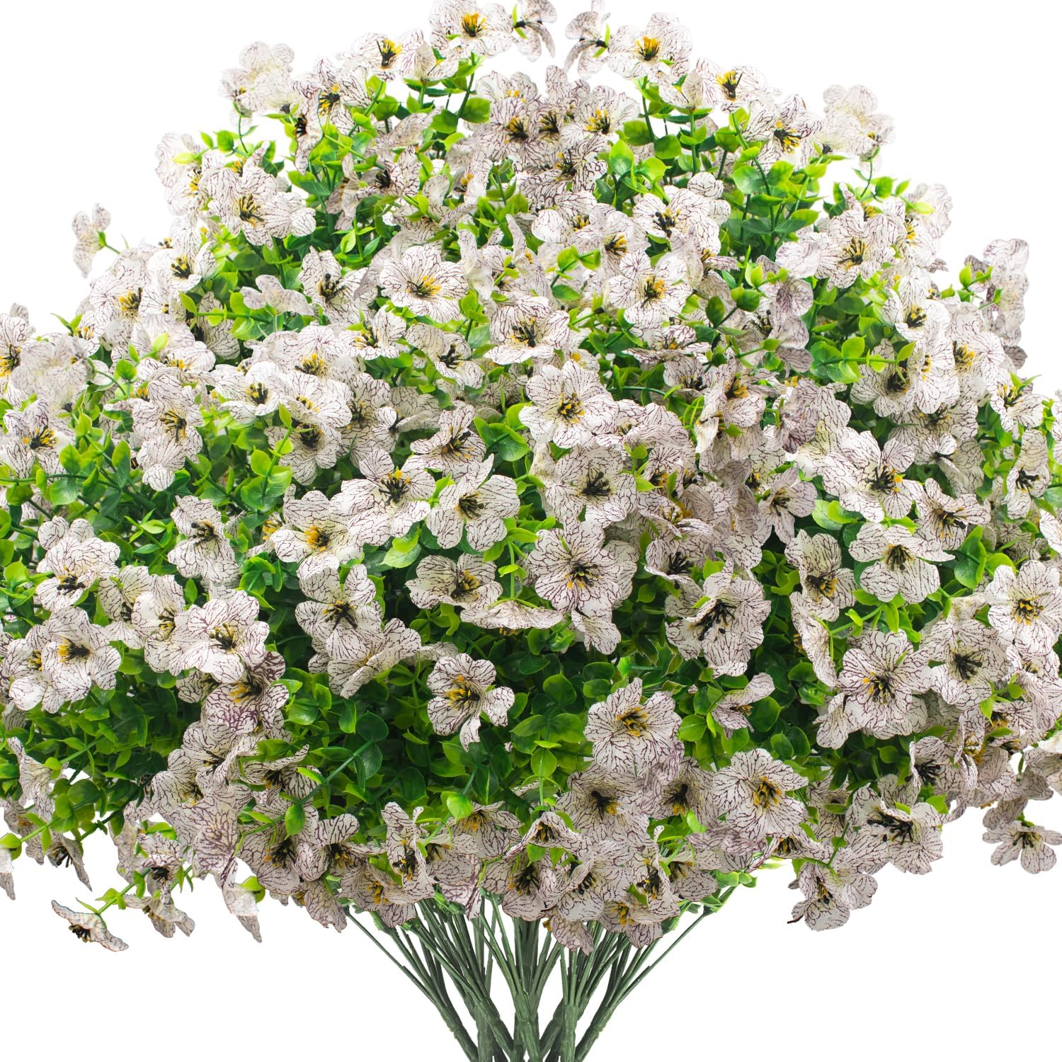 Artificial Silk Daisy Flowers 16 Bundles UV Resistant