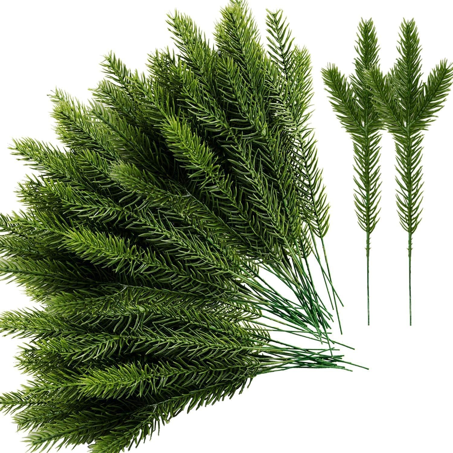 Alpurple 45 Packs Artificial Pine Garland - 102 x 25 Inch