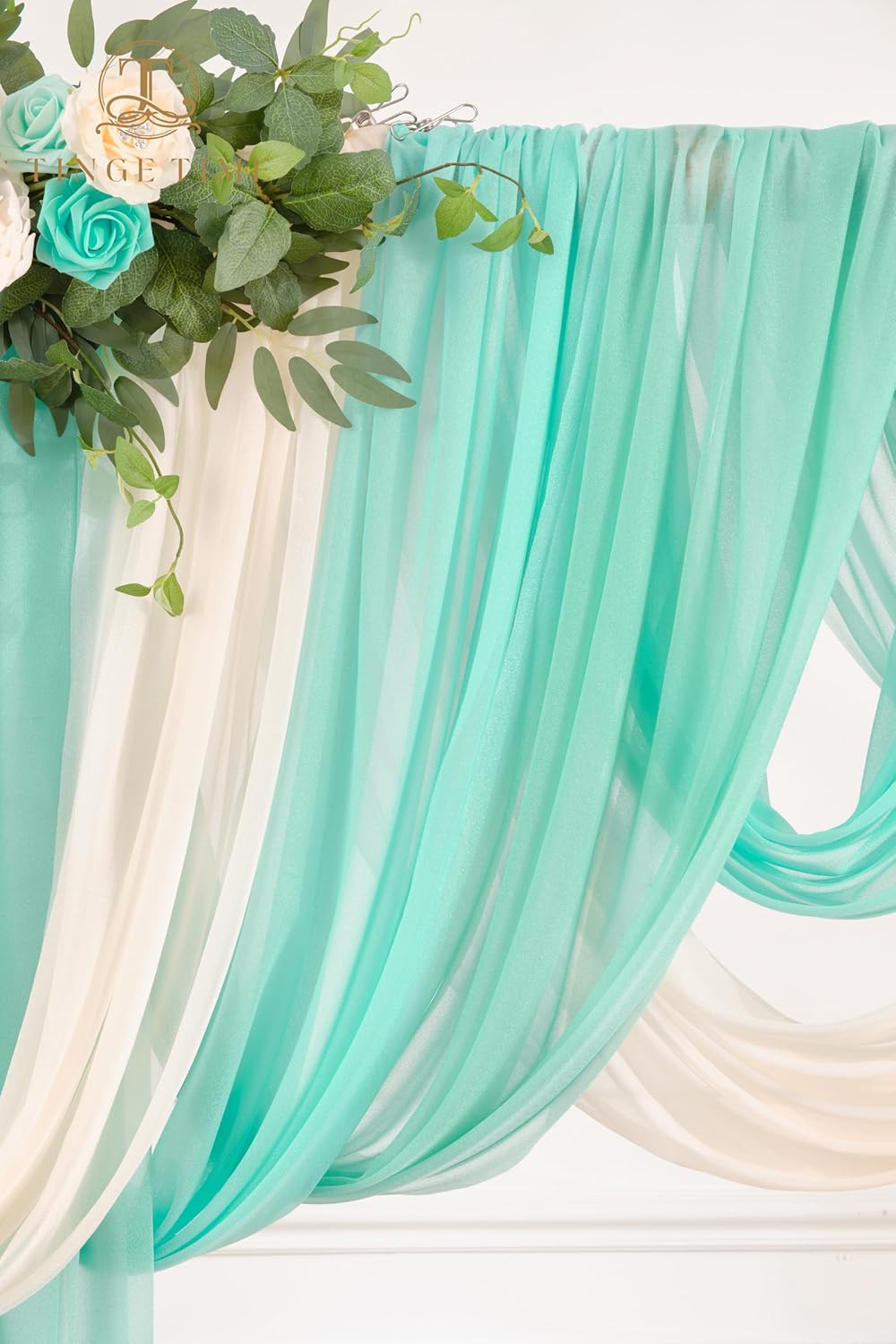 TINGE TIME Artificial Wedding Arch Flowers Kit