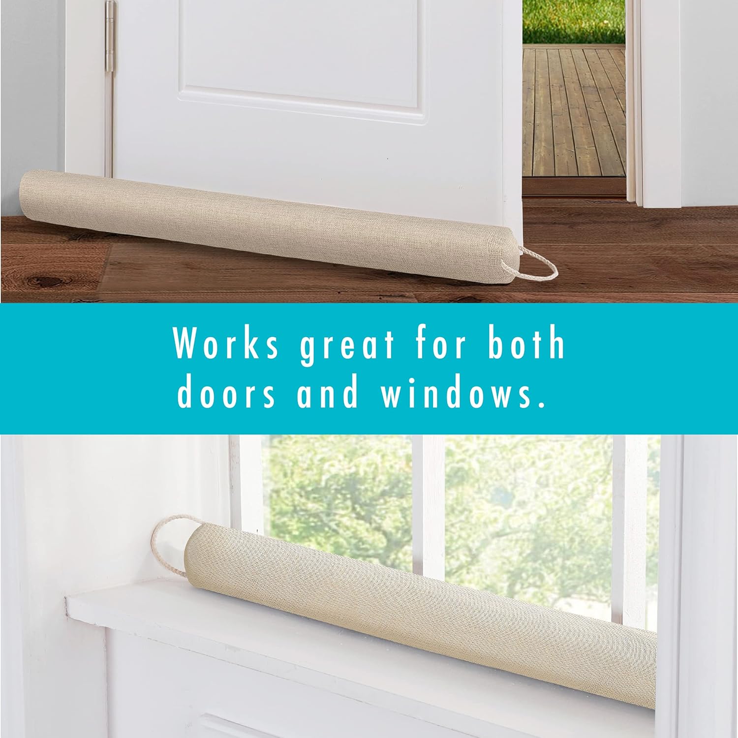 Fresh Ideas Charcoal Draft Blocker Door Guard 355 x 3