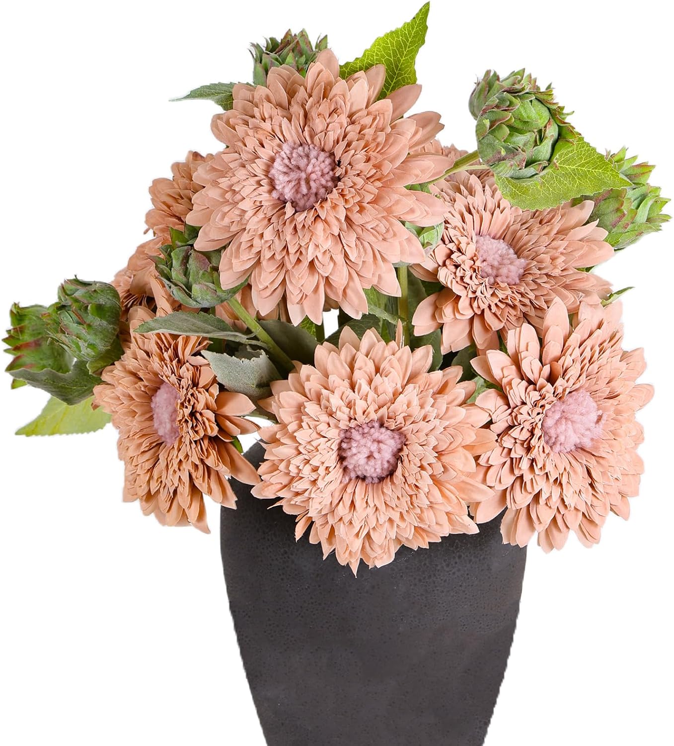 Kimuras Cabin 5Pcs Artificial Sunflowers Bouquet