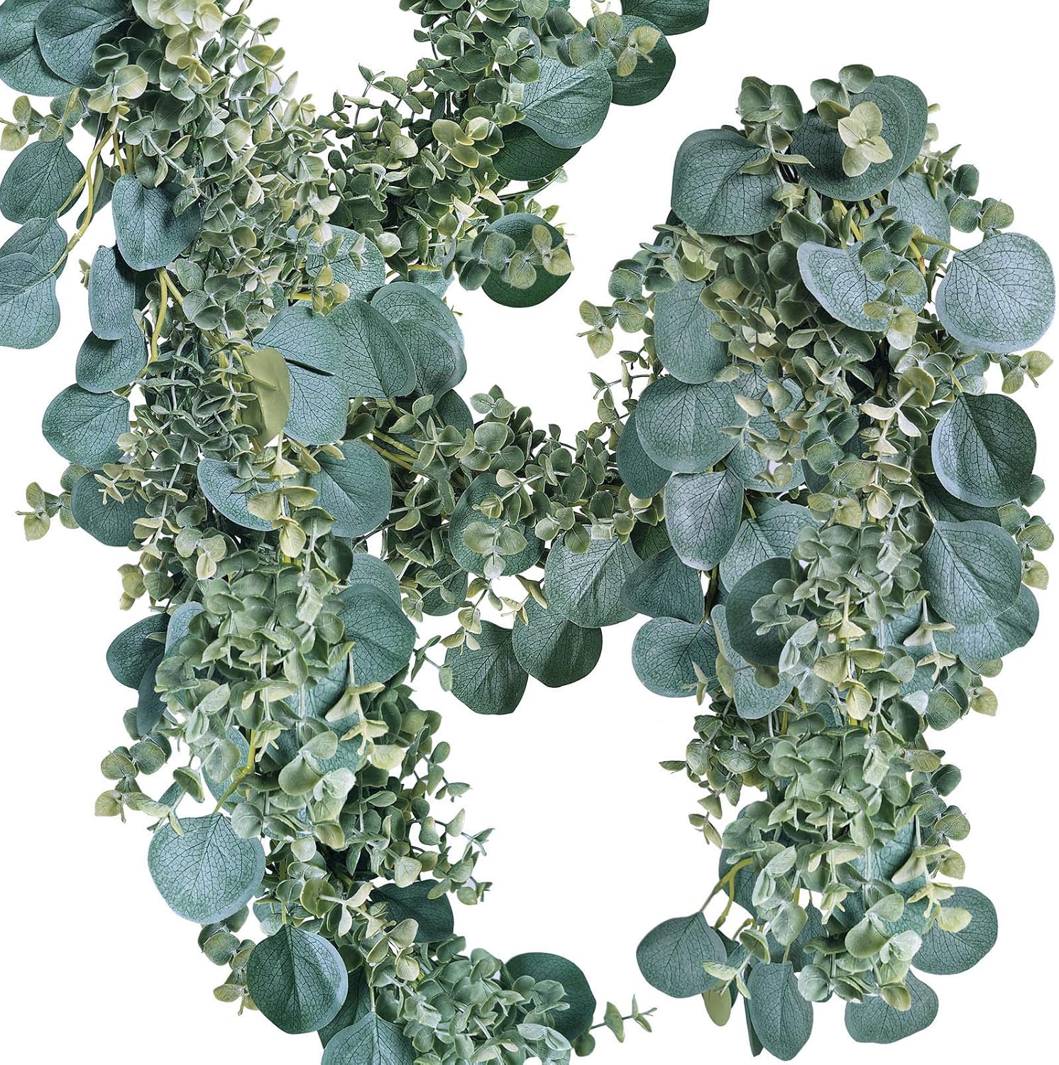 83 Foot Faux Eucalyptus Garland for Weddings and Decorations