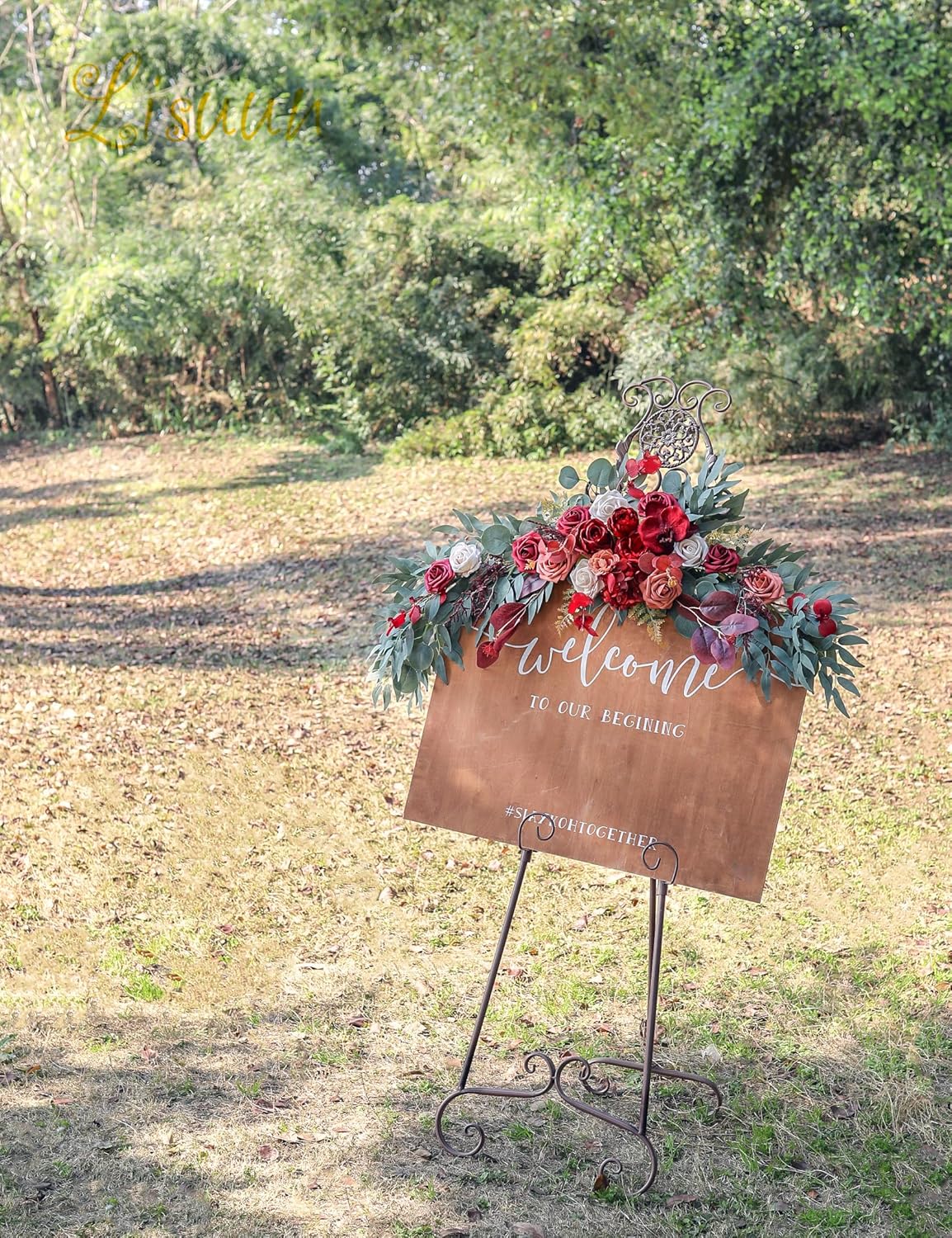 Boho Wedding Arch Artificial Flower Swag - Pack of 2