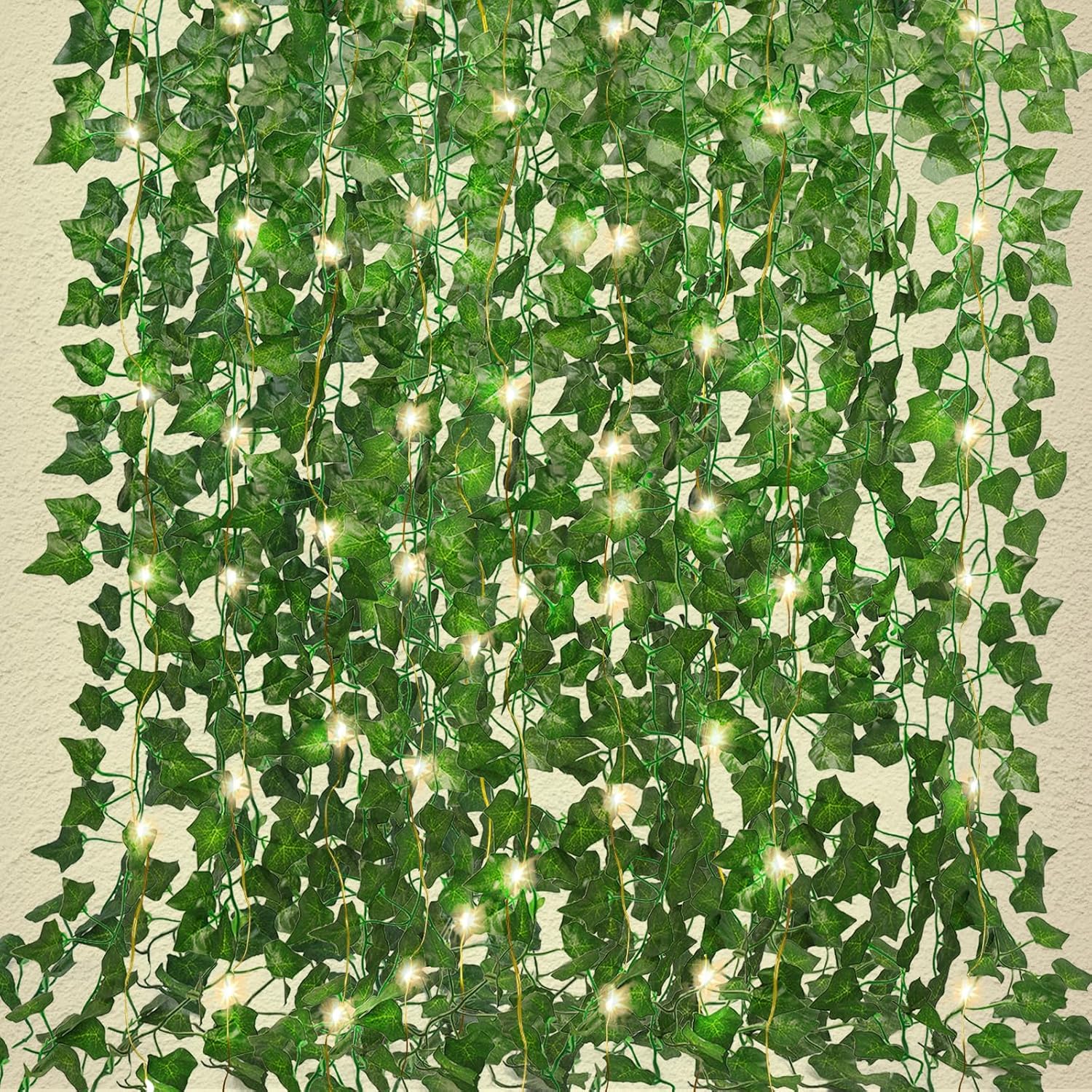 RECUTMS Artificial Ivy Vines 250 FT 36 Pack LED Light Garland