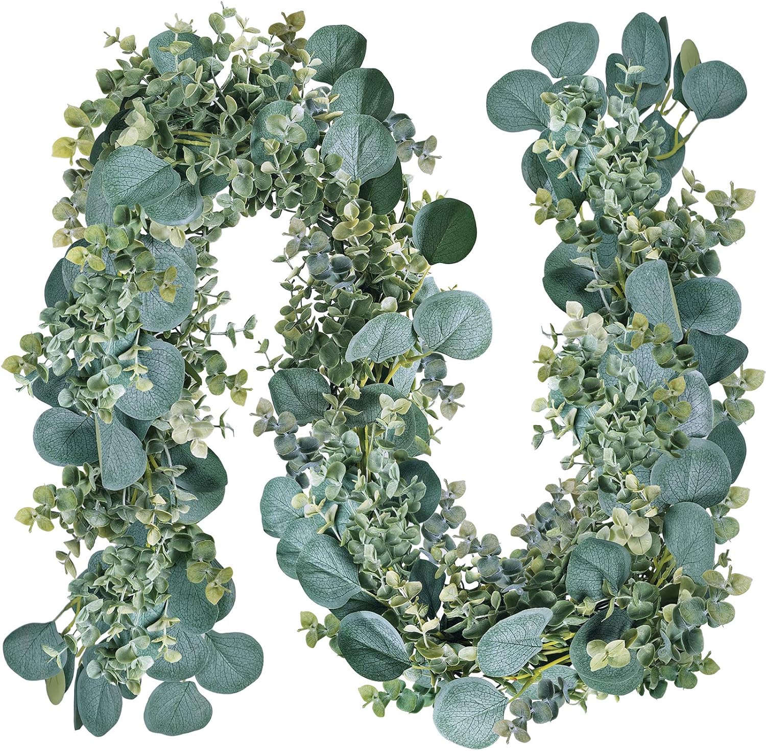 83 Foot Faux Eucalyptus Garland for Weddings and Decorations