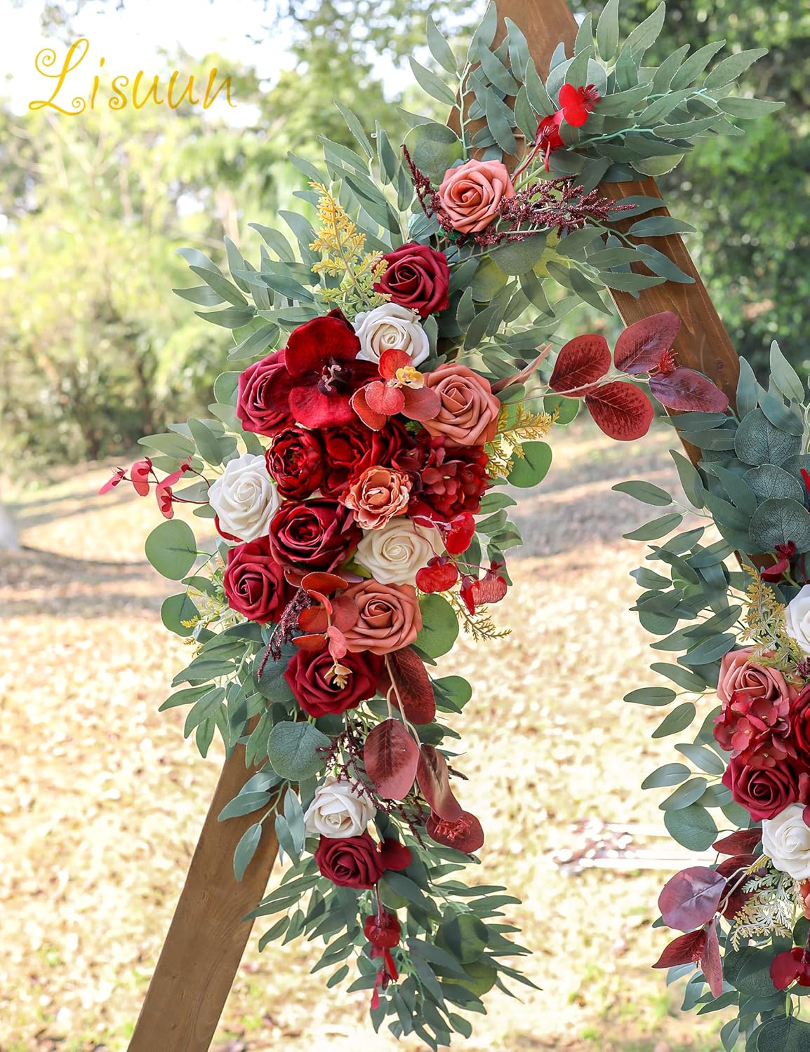 Boho Wedding Arch Artificial Flower Swag - Pack of 2