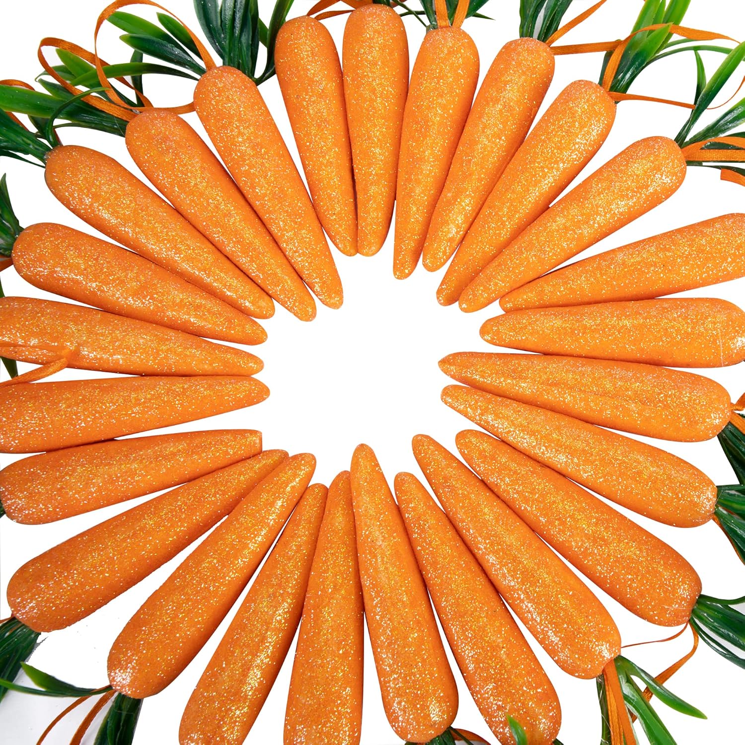 Wehhbtye 5 Inch Realistic Carrot Decorations - 30PCS