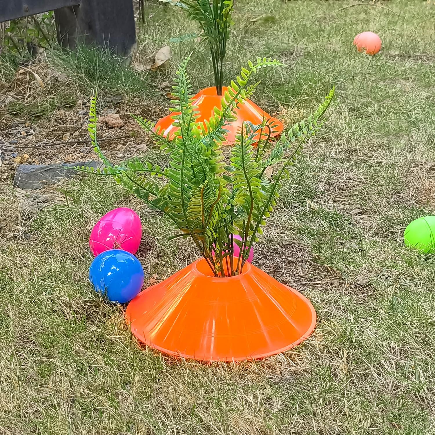 11 Set Fake Carrots DIY Decor Yard Stake