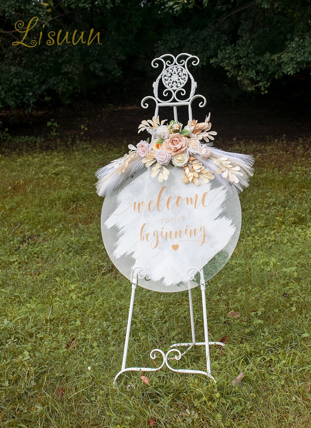 Lisuun Wedding Arch Artificial Flowers Pack of 2