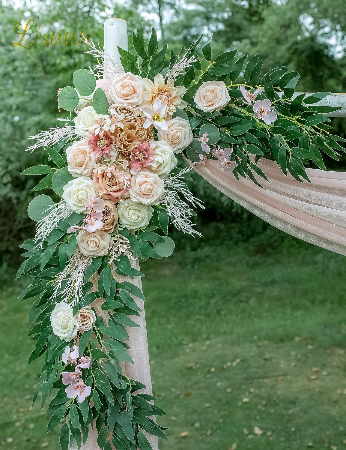 Boho Wedding Arch Flowers Artificial Decor - Pack of 2