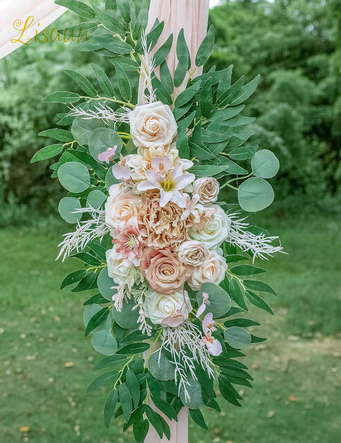 Boho Wedding Arch Flowers Artificial Decor - Pack of 2